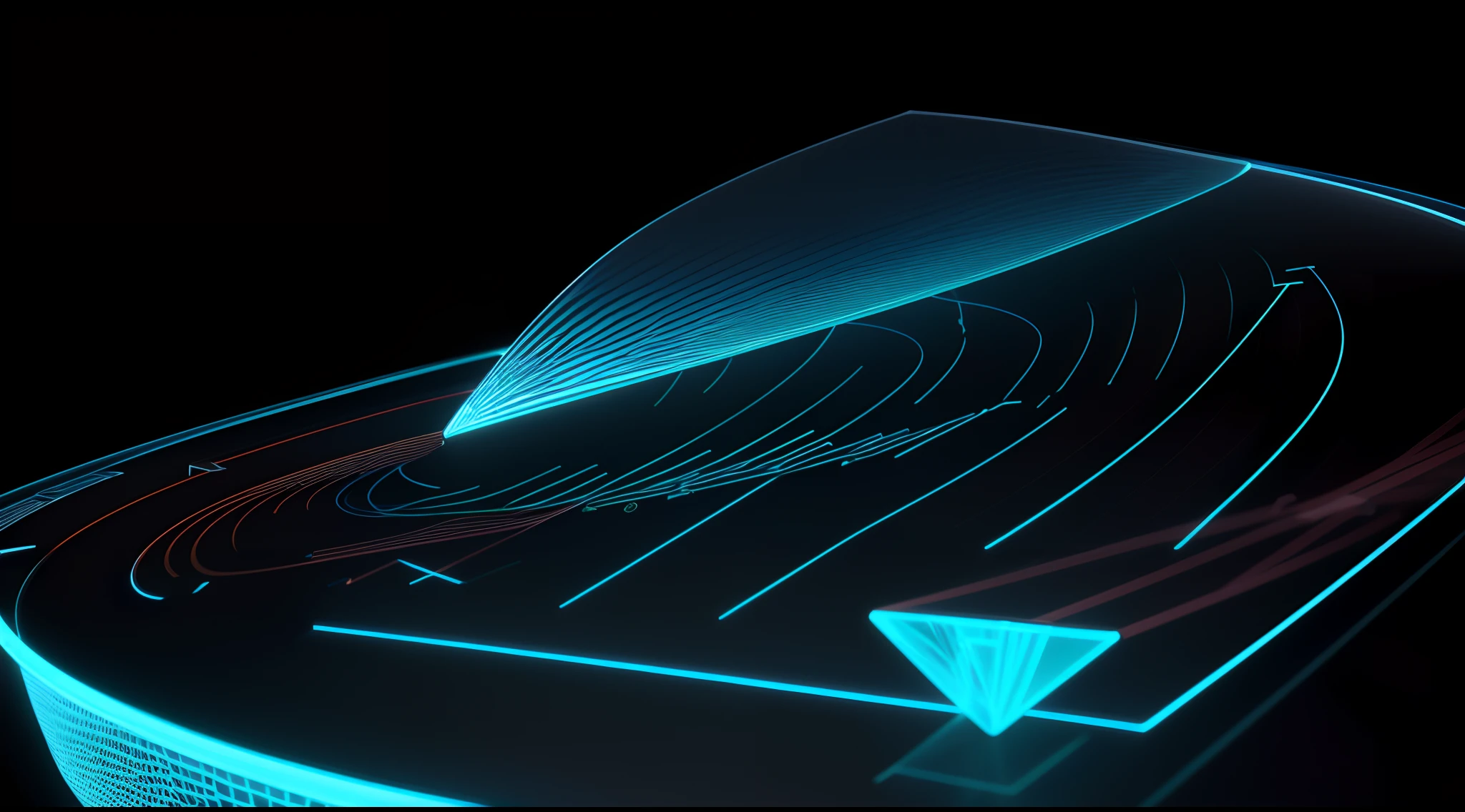 Engaging 3D visualization featuring stunning graphs、glinting