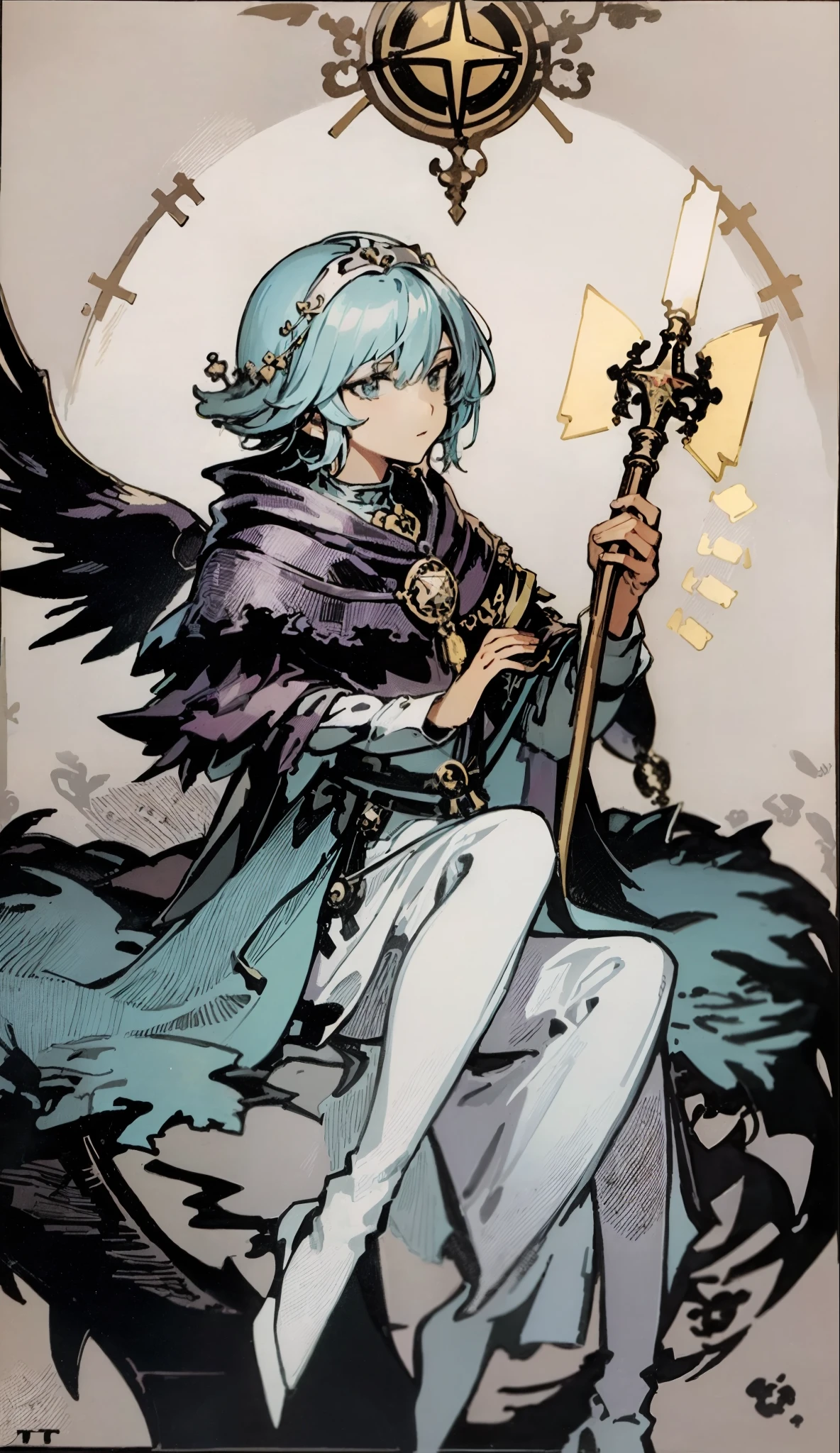 tarot card, The Scholar of Charity