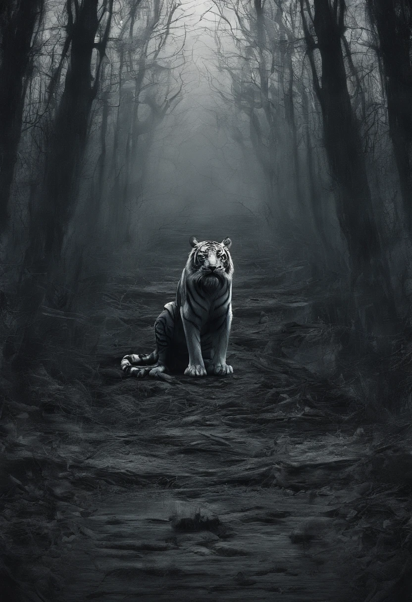 a tiger、the woods