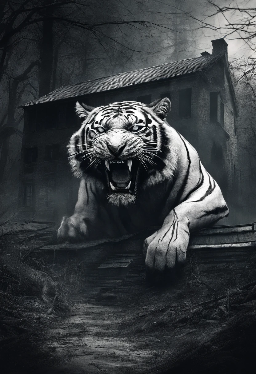 a tiger、the woods