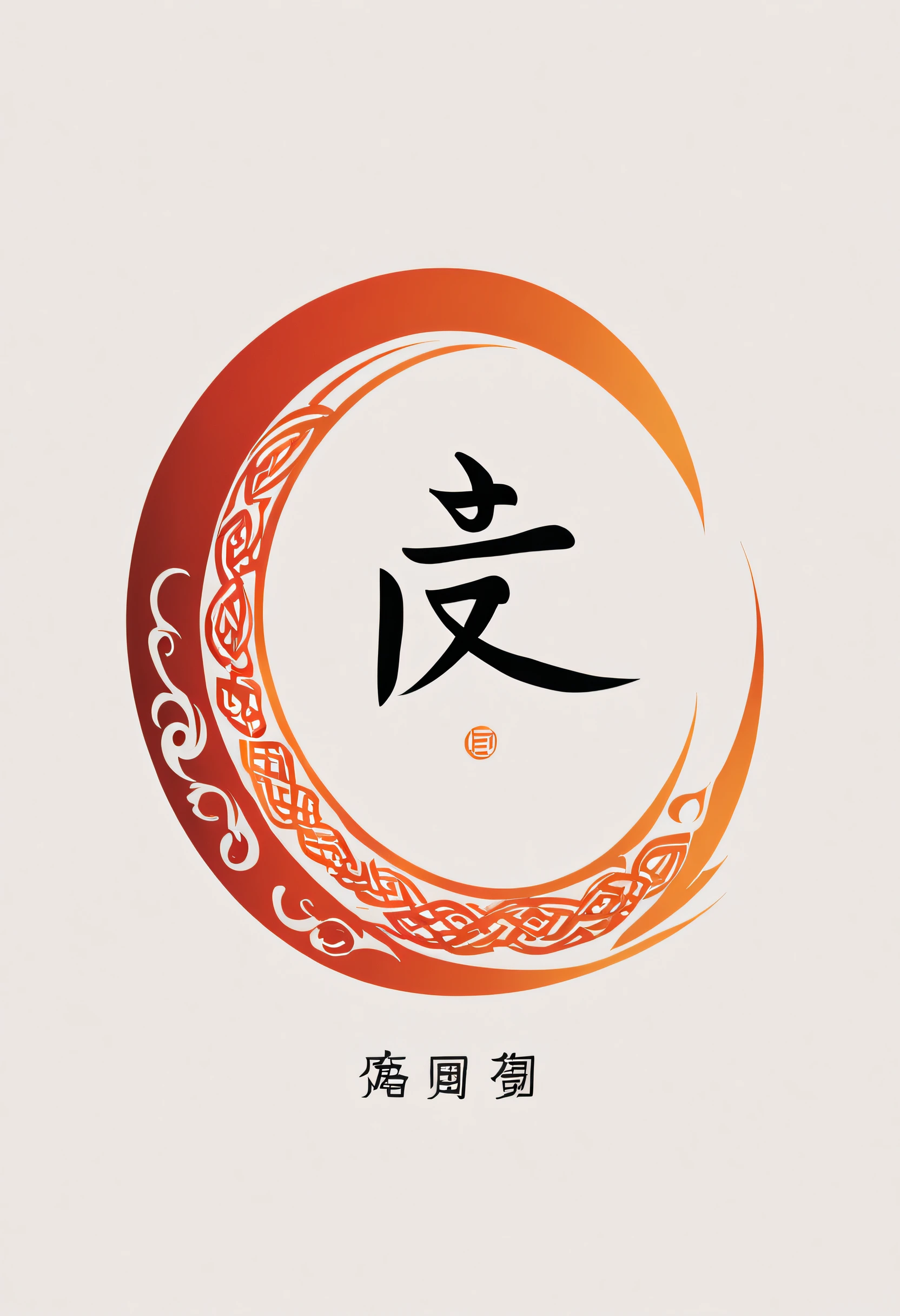 A Chinese-style C-shaped logo