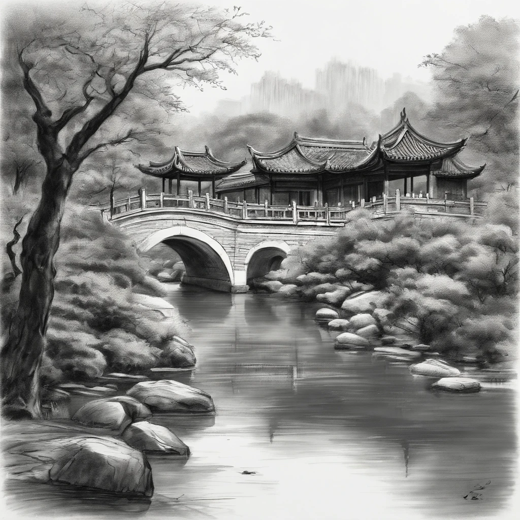 "(best quality,4k,8k,highres,masterpiece:1.2),ultra-detailed,(realistic,photorealistic,photo-realistic:1.37),charcoal sketch on old paper,traditional Jiangnan classical garden in Nanjing,simple line art,+expressive lines,expressive sketch drawing style,hatching,black and white sketch,hand-drawn,charcoal sketch on old paper,traditional Jiangnan classical garden in Nanjing,simple line art,+expressive lines,expressive sketch drawing style,hatching,black and white sketch,hand-drawn,sketch,linear style::sketchbook-style sketch,linear style::sketchbook-style"