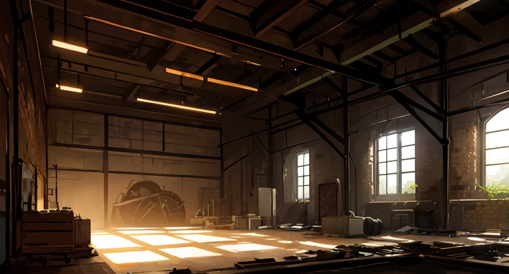 darkened room、warehouse、(Steampunk Factory)、(inside factory)、(Room of Ruins 1.4)、(No human：1.4)