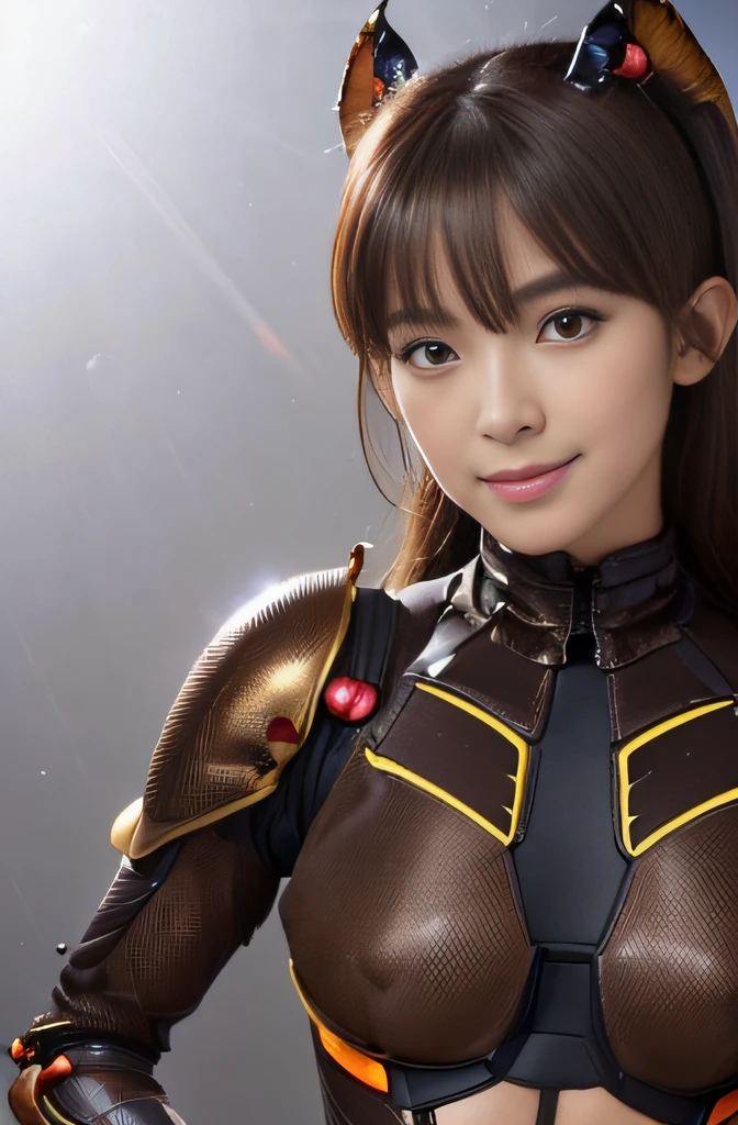 (high resolution,masterpiece,best quality,extremely detailed CG, anime, official art:1.4), realistic, photo, amazing fine details, all intricate, gloss and shiny,awesome many layers, 8k wall paper, 3d, sketch, kawaii, illustration,( solo:1.4), perfect female proportion,villainess, (fusion of dark brown cockroach and lady:1.4), (brown cockroach form lady:1.2), (brown cockroach lady:1.2), (fusion:1.2), (solo:1.4), (evil smile:1.2), muscular, abs, (cockroach brown exoskeleton bio insect suit:1.4), (cockroach brown exoskeleton bio insect armor:1.2), (brown transparency cockroach wing:1.4), (brown cockroach antennae:1.3),