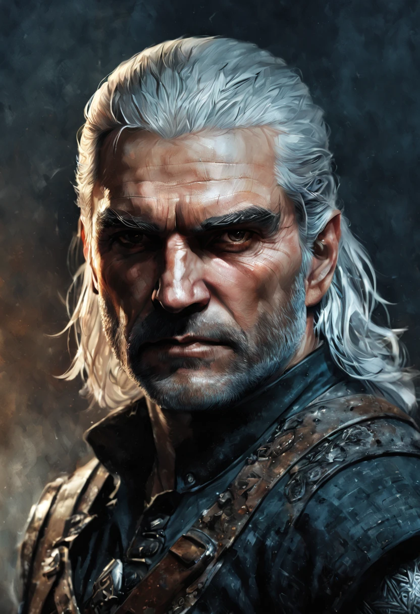 portrait of Geralt of Rivia, epic, tragic, military art, fantasy, dieselpunk, hd shot, digital portrait, beautiful, artstation, comic style, by artgerm, guy denning, jakub rozalski, magali villeneuve and charlie bowater, RTX, 4k, Gabriele Dell'otto,
AI Midjourney style