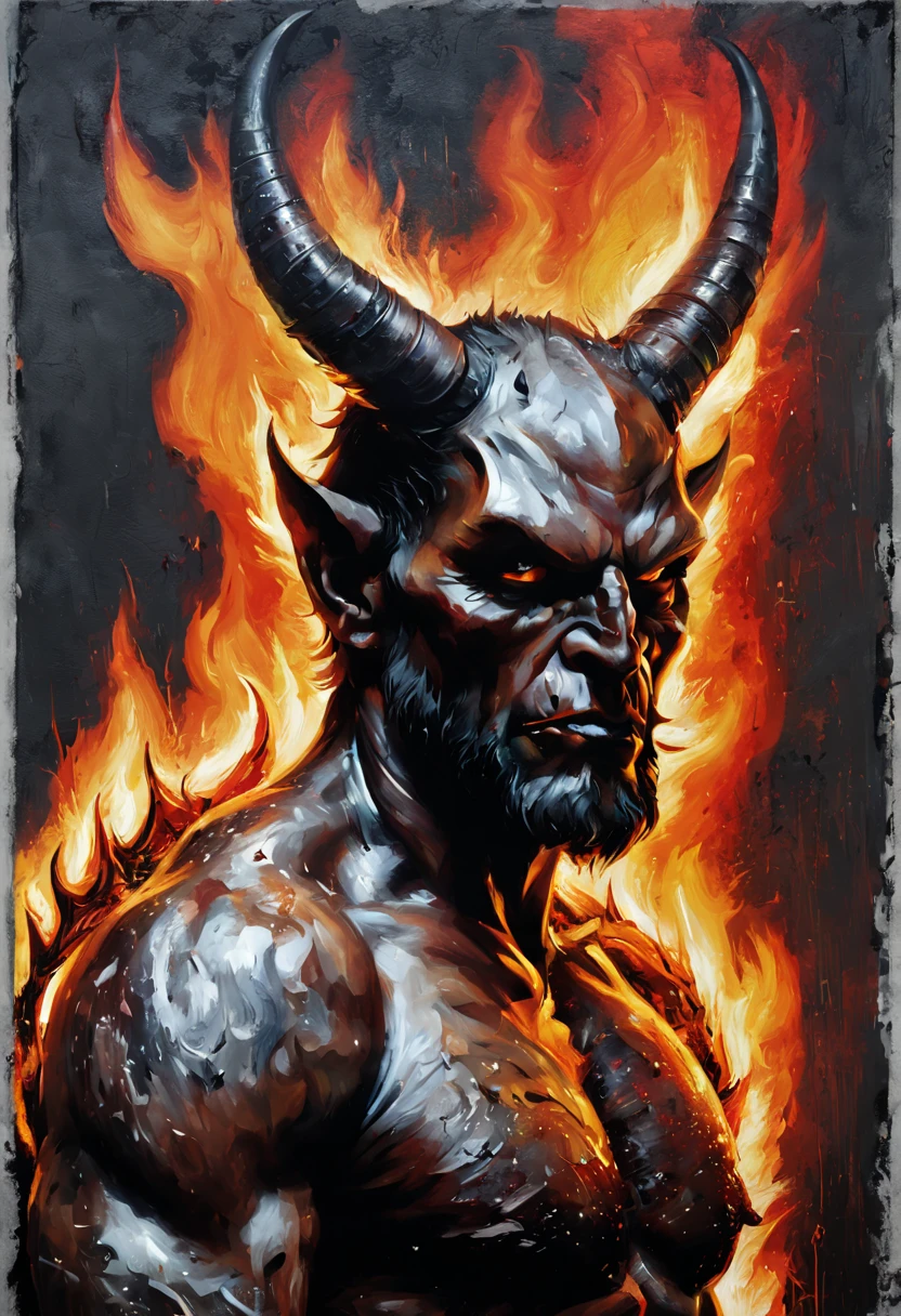 Painting of the Devil, surrounded by flames on the wall, graffiti art, based on Brad Cunkle, batch, Russ Mills, Horns, wings, andrey gordeev, RTX, 4k, Gabriele Dell'Otto,
Midjourney AI Style