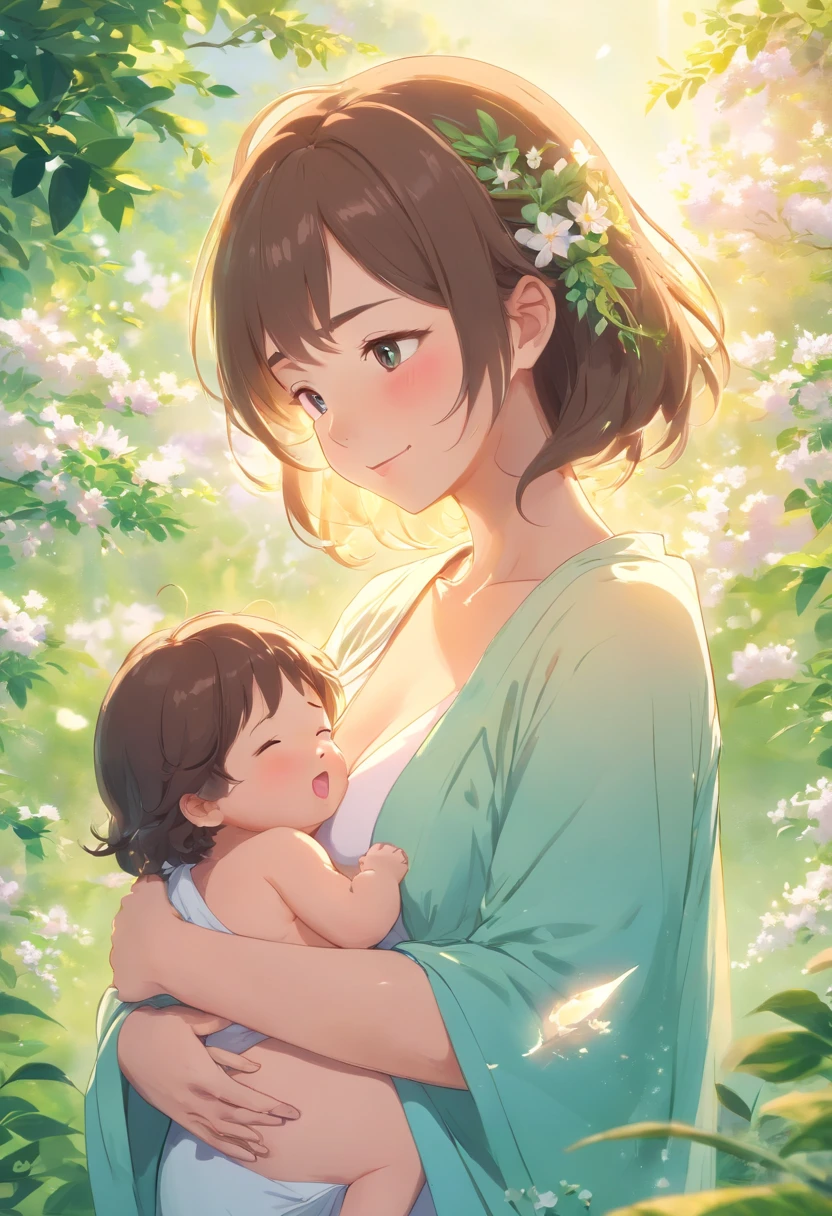 "(best quality,4k,8k,highres,masterpiece:1.2),ultra-detailed,realistic,pregnant woman,beautiful detailed eyes,beautiful detailed lips,extremely detailed eyes and face,long eyelashes,happy expression,super realistic rendering,maternity suit,holding her pregnant stomach,pregnant woman screaming,long hair flowing natural,wavy hair,shining,soft skin,bright colors,studio lighting,warm and soft lighting,pastel colors,gentle atmosphere,fertility goddess,vibrant colors,life-giving,blossoming garden,flowers in full bloom,sunlight filtering through the trees,fresh and vibrant greens,natural beauty,joyful atmosphere,nurturing mother, bump,anticipating the arrival of new life,birth experience,labor pain,strong emotions,life-changing moment,awe-inspiring,miraculous event,new beginning,precious connection,bond between mother and child,embrace of motherhood,wonder and excitement,hope and love,female power and strength"