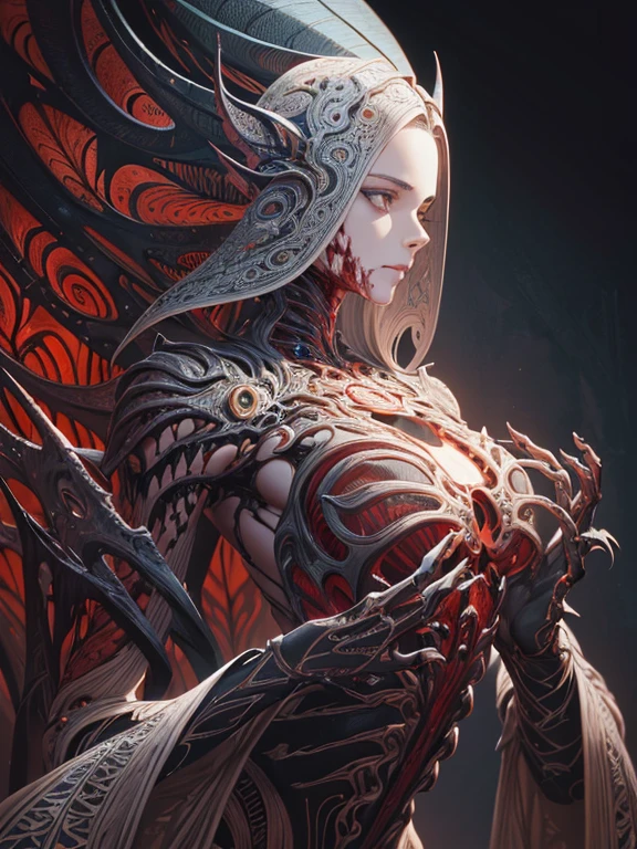 (body horror:1.4), (biomachine:1.3), (bloody:1.2), living being, (colorful:1.2), Hans Giger, many hands, (zentangle:1.2),
oil on matte canvas, sharp details intricate, highly detailed, digital painting, rich color, smooth, sharp focus, illustration, Unreal Engine 5, 8K, art by artgerm and greg rutkowski and alphonse mucha
(masterpiece,detailed,highres:1.2),