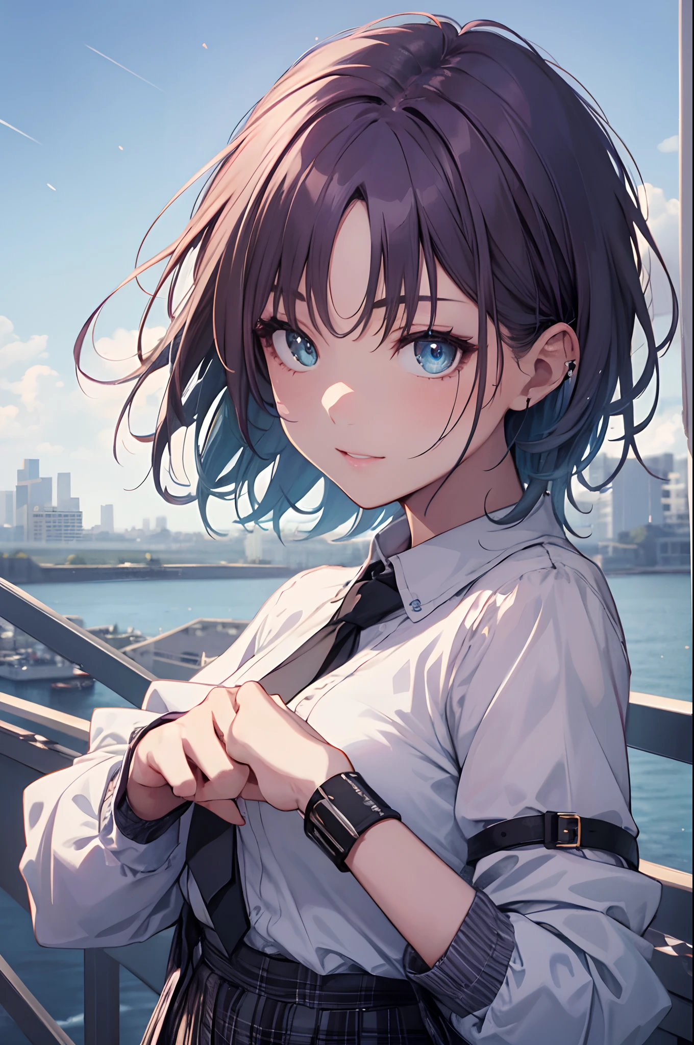 Balancing beauty with unsettling complexity.(top-quality、high-detail、masterpiece:1.2、)、illustratio、natta、1girl in、(cardigan、Cardigan waist wrap、Waist wrap、Loose tie、Cardigans、Plaid、plaid skirts、pleatedskirt、student clothes、skirt by the、Rolled up sleeves、wristbands)、Waiting for a kiss、looking at the viewers、happiness、Toru Asakura、blue hairs、耳环、gradation hair、multi color hair、Parted bangs、Purple hair、The upper part of the body、Extreme close-up view、HDR、UHD、8K、Glowing eyes, starrysky、sparkling pupils,happy、short cut hair,sparkling pupils,happy,reaching out ,forward hands,floating hair, shiny hair,outdoors, wind,sparkling pupils,happy,sexy body,(Perfect Anatomy:1.2),((Perfect hands:1.2)),Focus on people。Create and express the best shining composition of the person in a realistic way。((masterpiece))、(((top-quality)))、((ultra-detailliert))、(A hyper-realistic)、(highly detailed CGillustration)、(extremely delicate and beautiful)、Girl a masterpiece、top-quality、Realistic skin feeling、Realistic fabric、We will introduce a realist illustration focusing on the center front of girls with realistic and ultra-detailed eyes.。This is the absolute rule, and the following sentence expresses the image quality。
The greatest painter in human history meets an unparalleled beauty、It is the greatest masterpiece in the history of the Inuiku Ichigo, which depicts the most beautiful figure of a lifetime.。
Create stunning anime artwork that is currently trending on seaStation、Introducing exquisite beauty and seductive aesthetics。,auspicious々Lips、Glossy and sexy lips, shoot from side