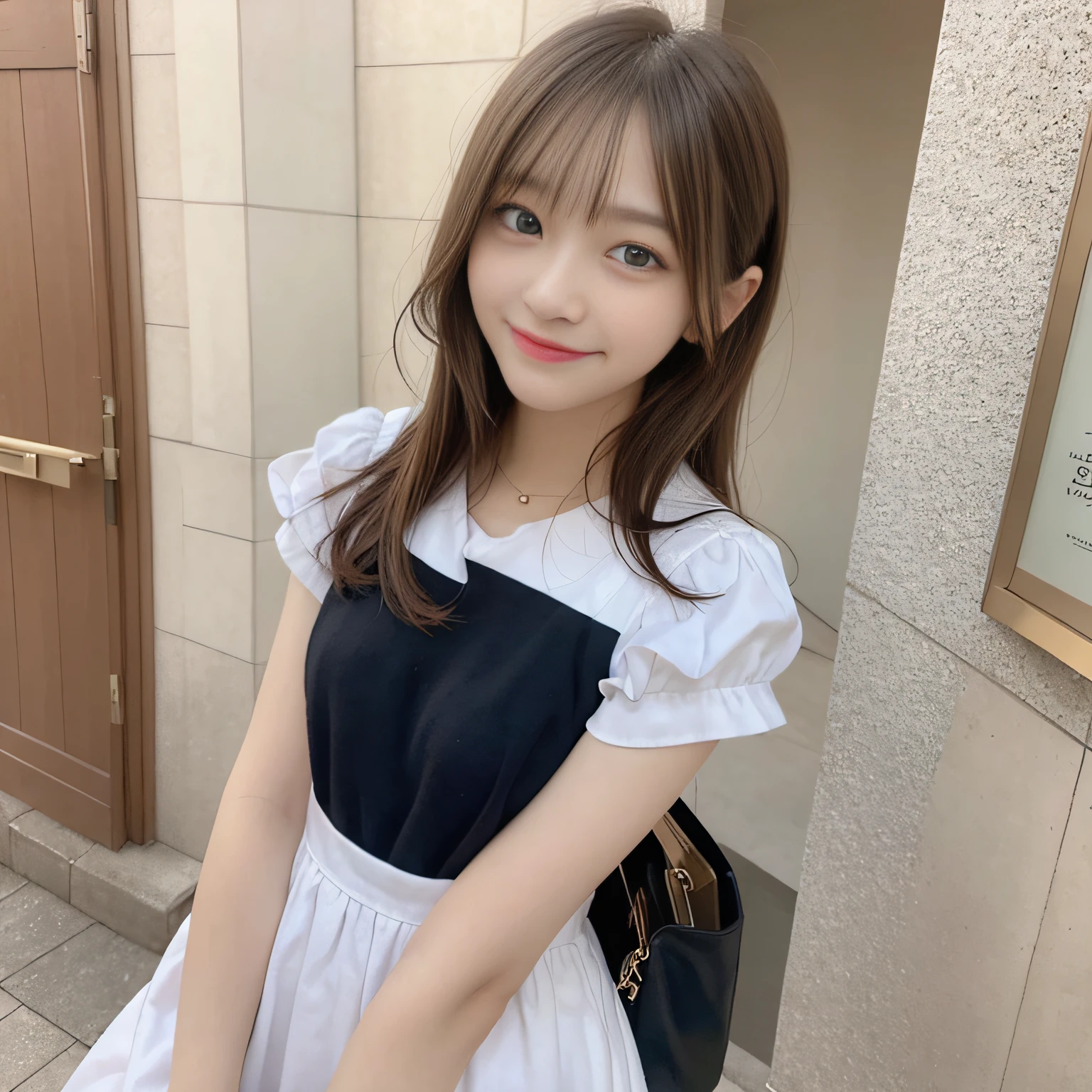 Random cute dresses、a smile