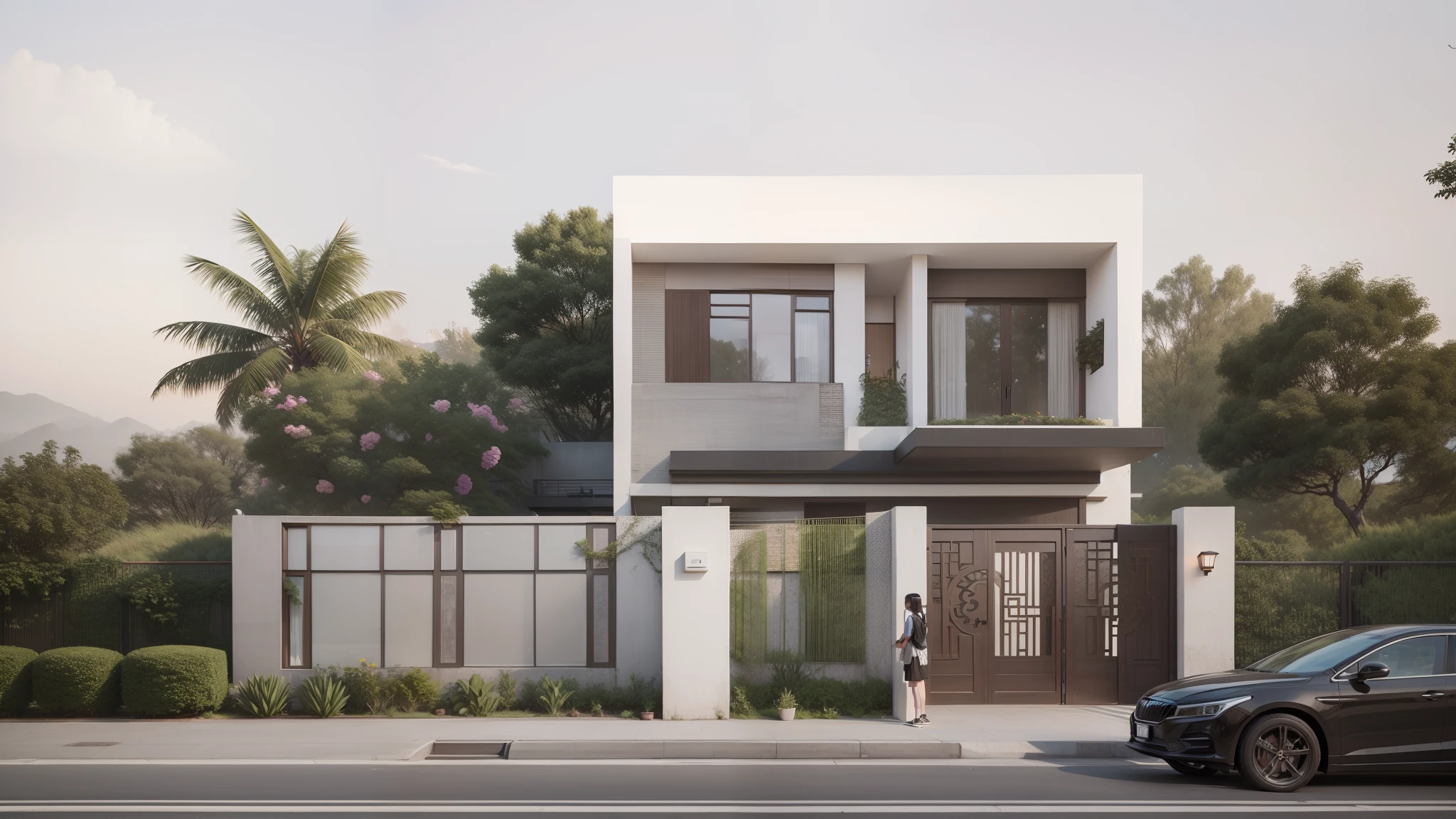 Modern house in China