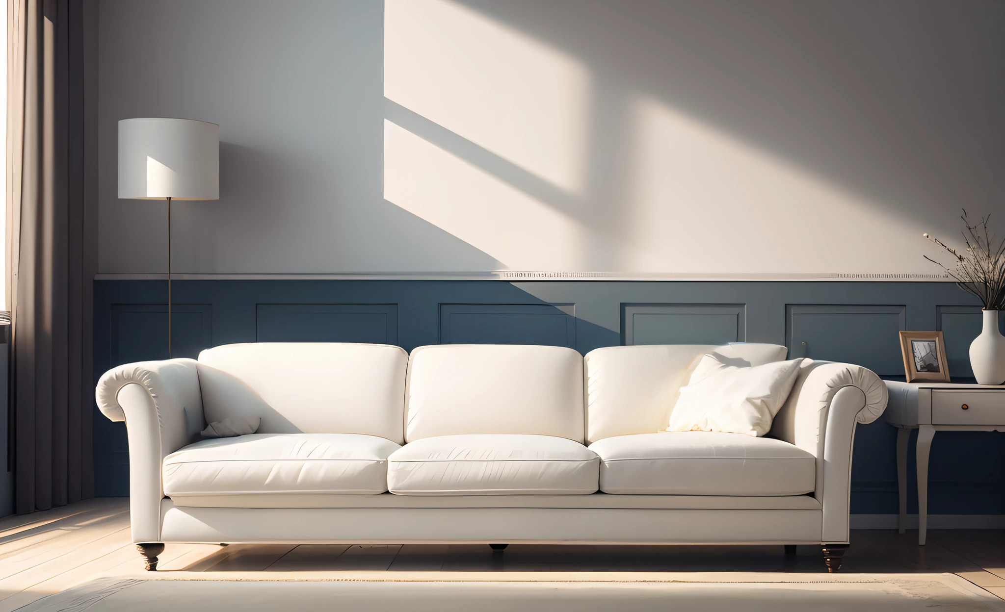 Remove the throw pillows