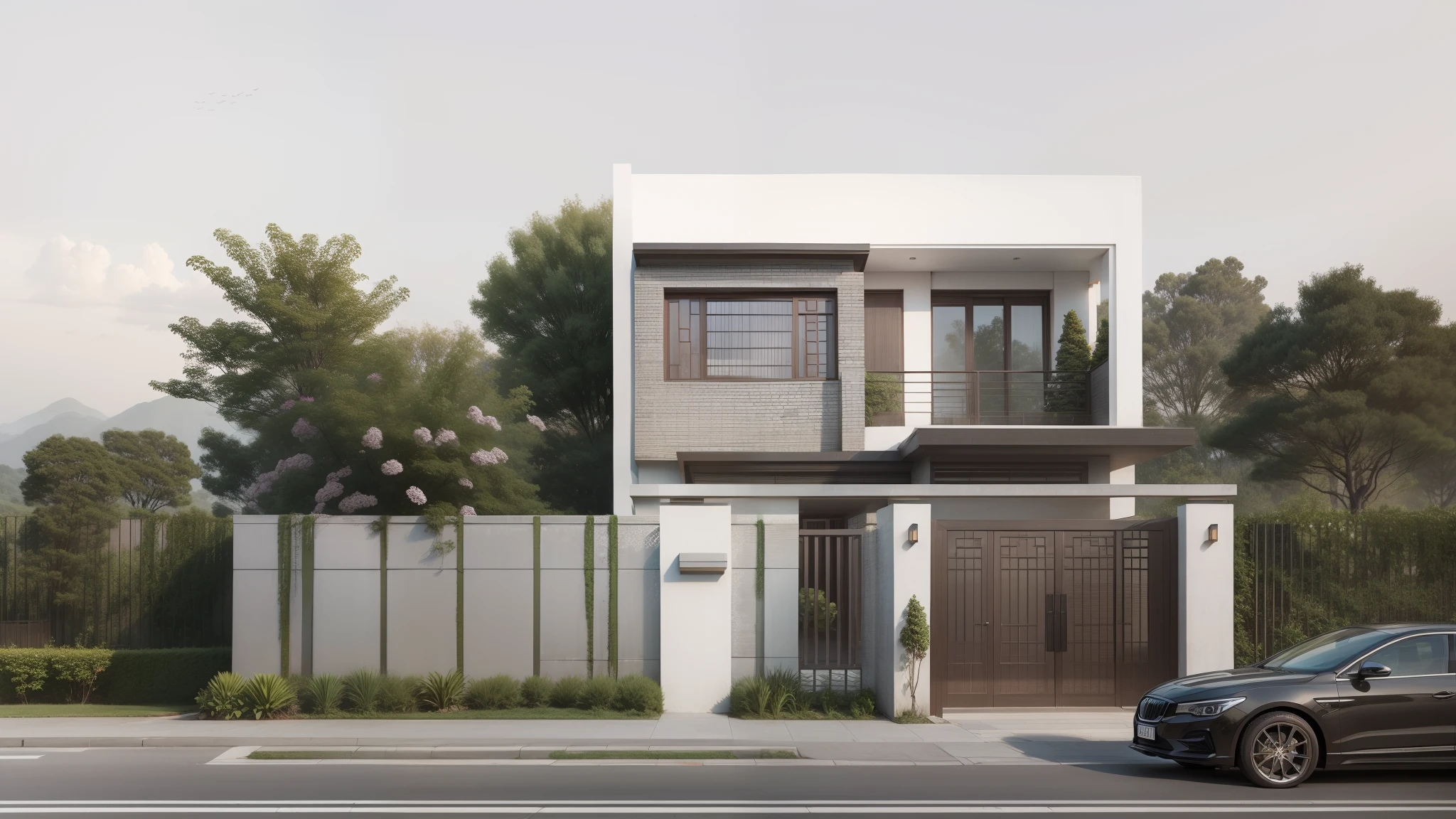Modern house in China