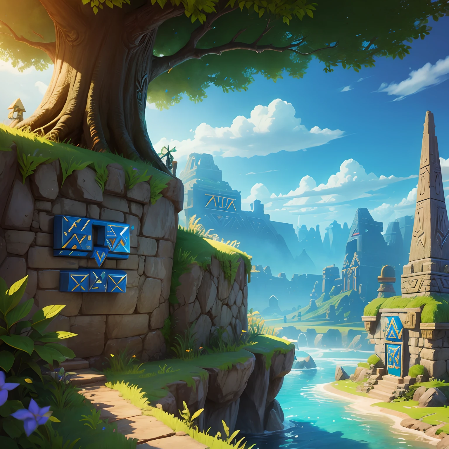(Zelda Style Scenery:1.3)