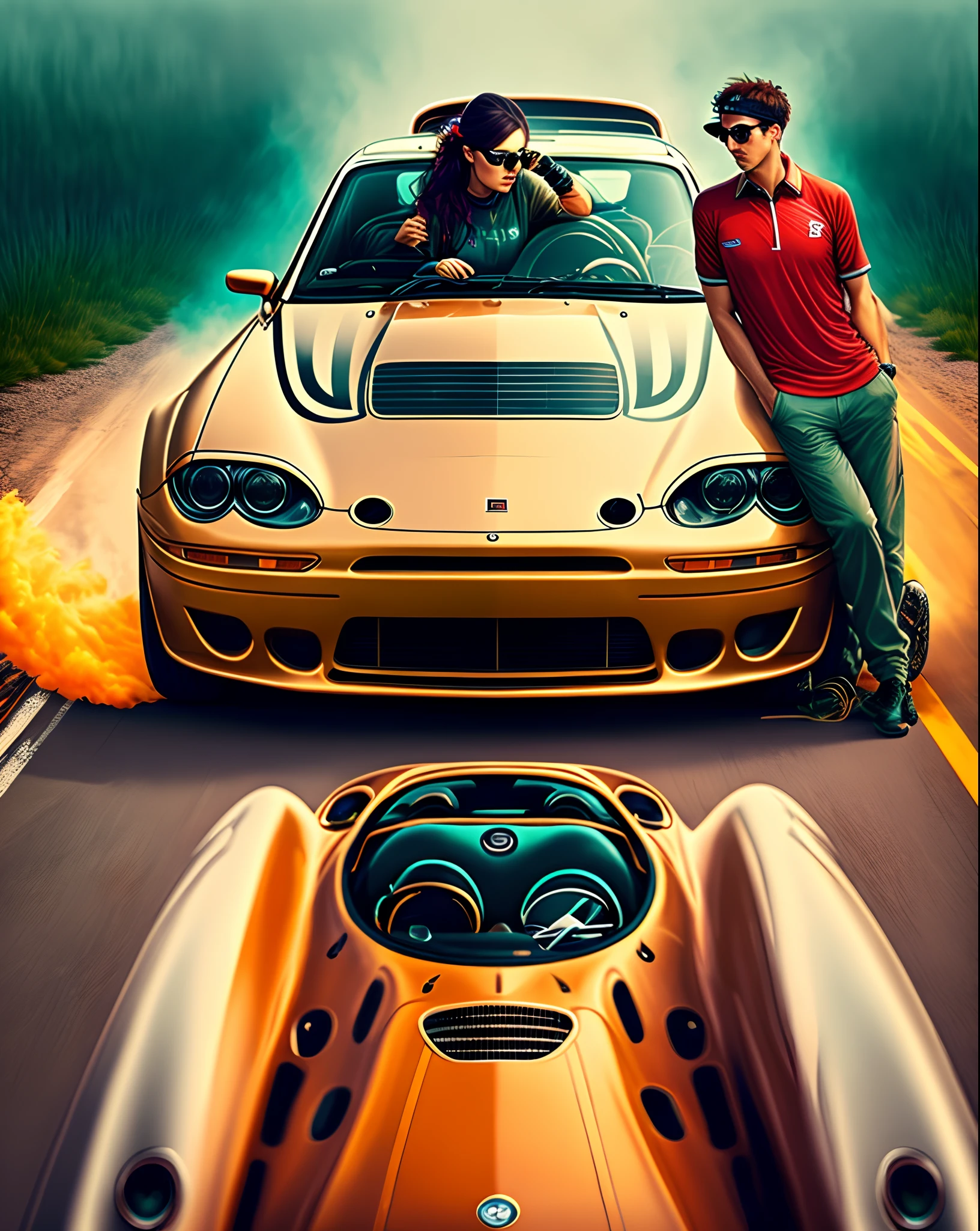 A couple of sports car nerds