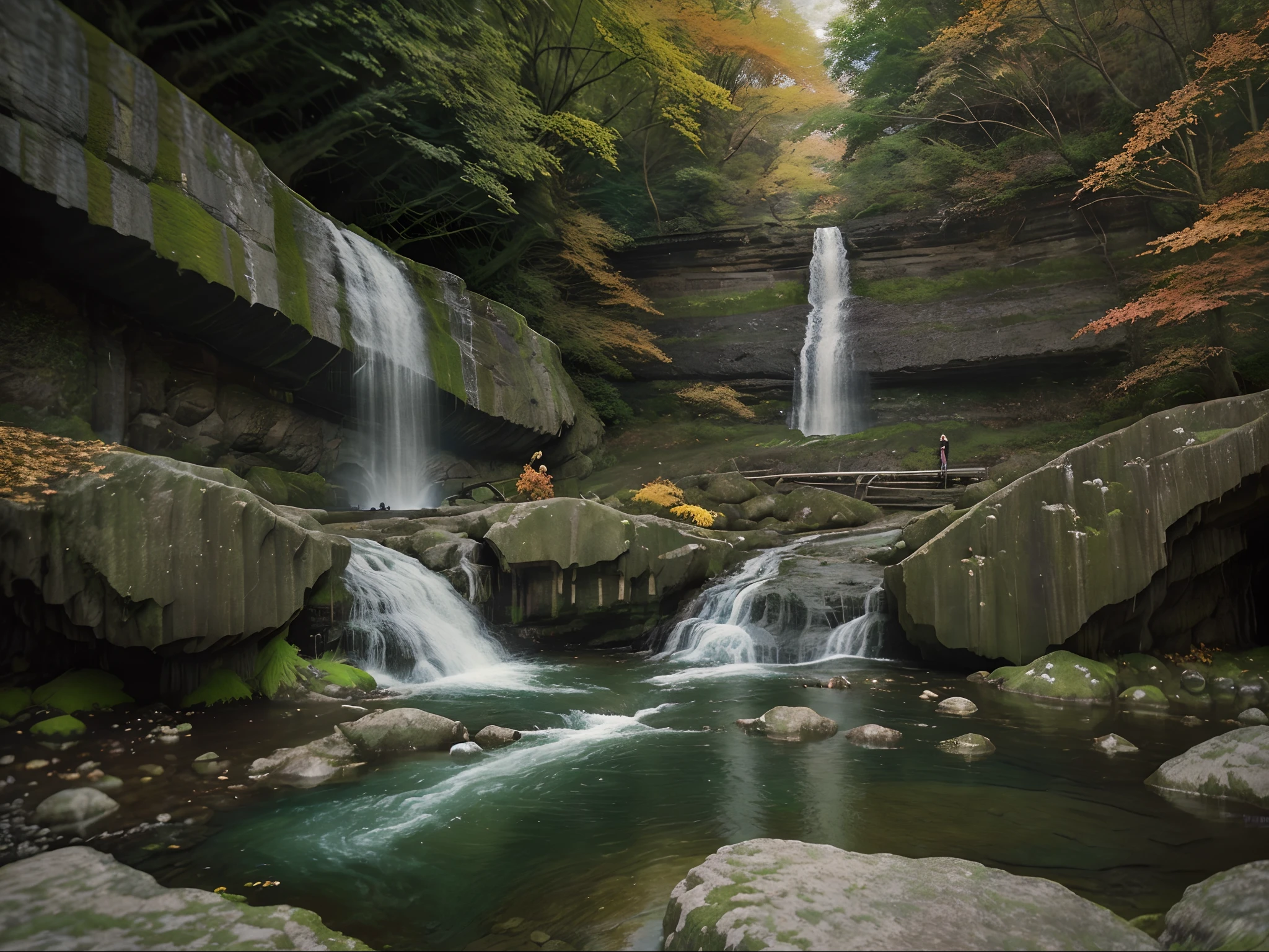 waterfall, water, nature, river, cascade, landscape, stream, falls, fall, forest, rock, stone, green, park, flowing, natural, flow, spring, beauty, travel, beautiful, summer, wet, waterfalls, rocks
