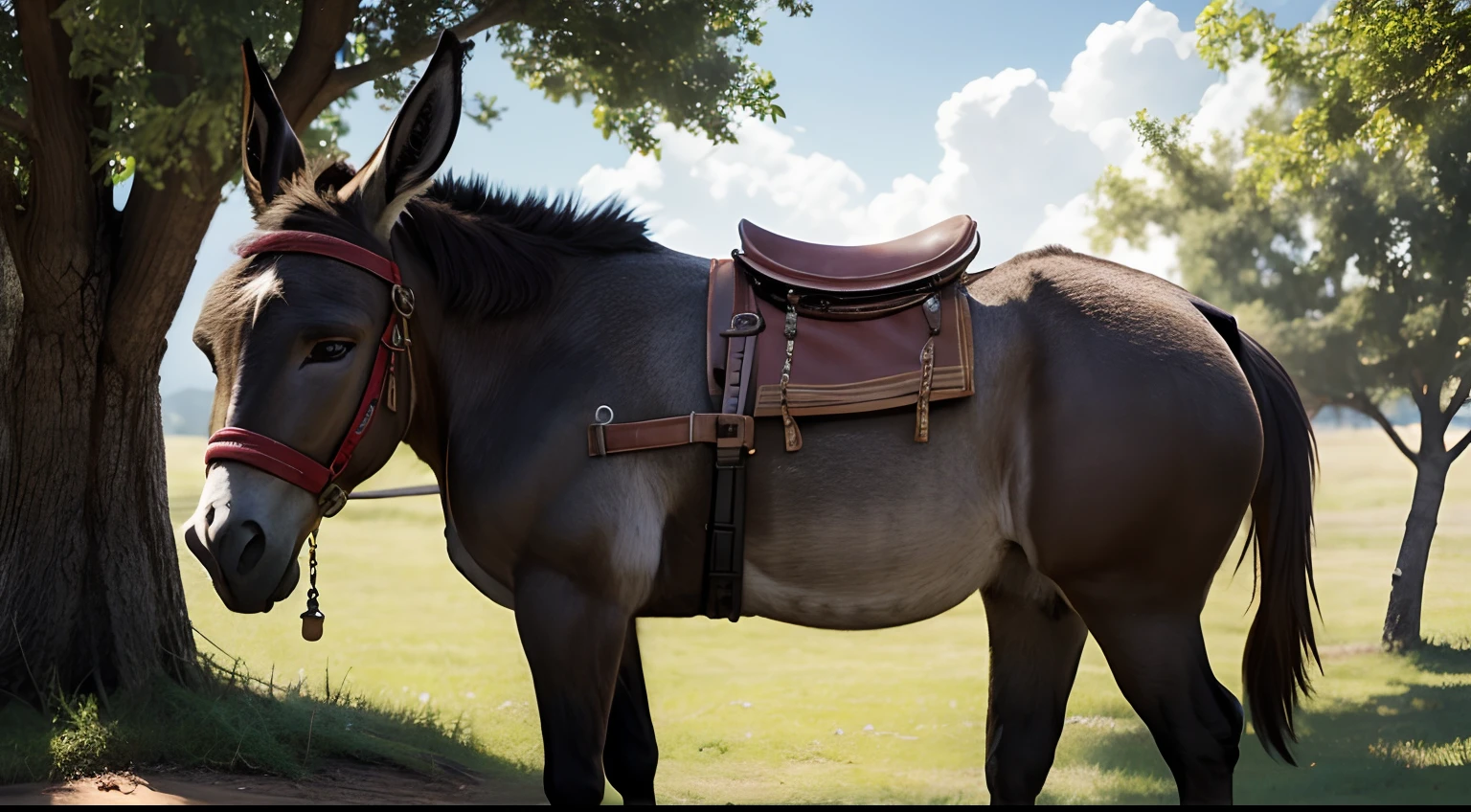 A black feral stallion standing with their butt facing the viewer presenting their huge testicles and big flared equine penis below , penis behind testicles, Masterpiece, highly detailed image, highly detailed genitalia, 4k, 4k resolution+, by Truegrave9, by Virtyalfobo, by Chunie, by Clockhands, equine penis+, flared penis, black fur, ebony body, muscular, barn stall, huge penis, testicles, black penis+, horsecock, medial ring, swollen flare, puffy anus, raised tail, plump testicles, looking back at viewer,