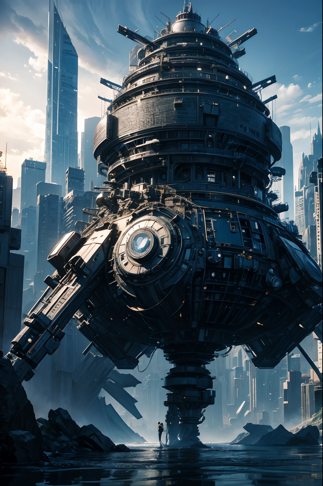 Future City, Universe, Technology, magic, reality,02