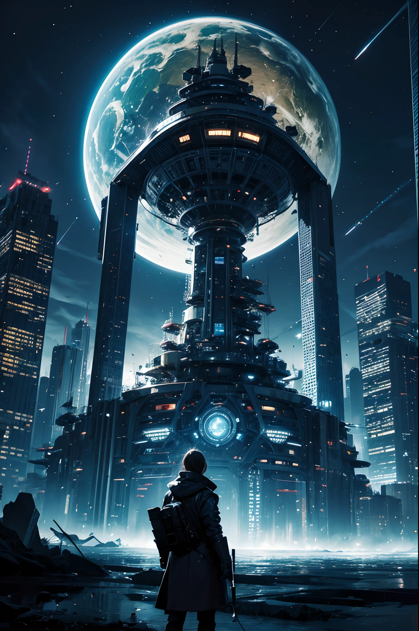 Future City, Universe, Technology, magic, reality,02