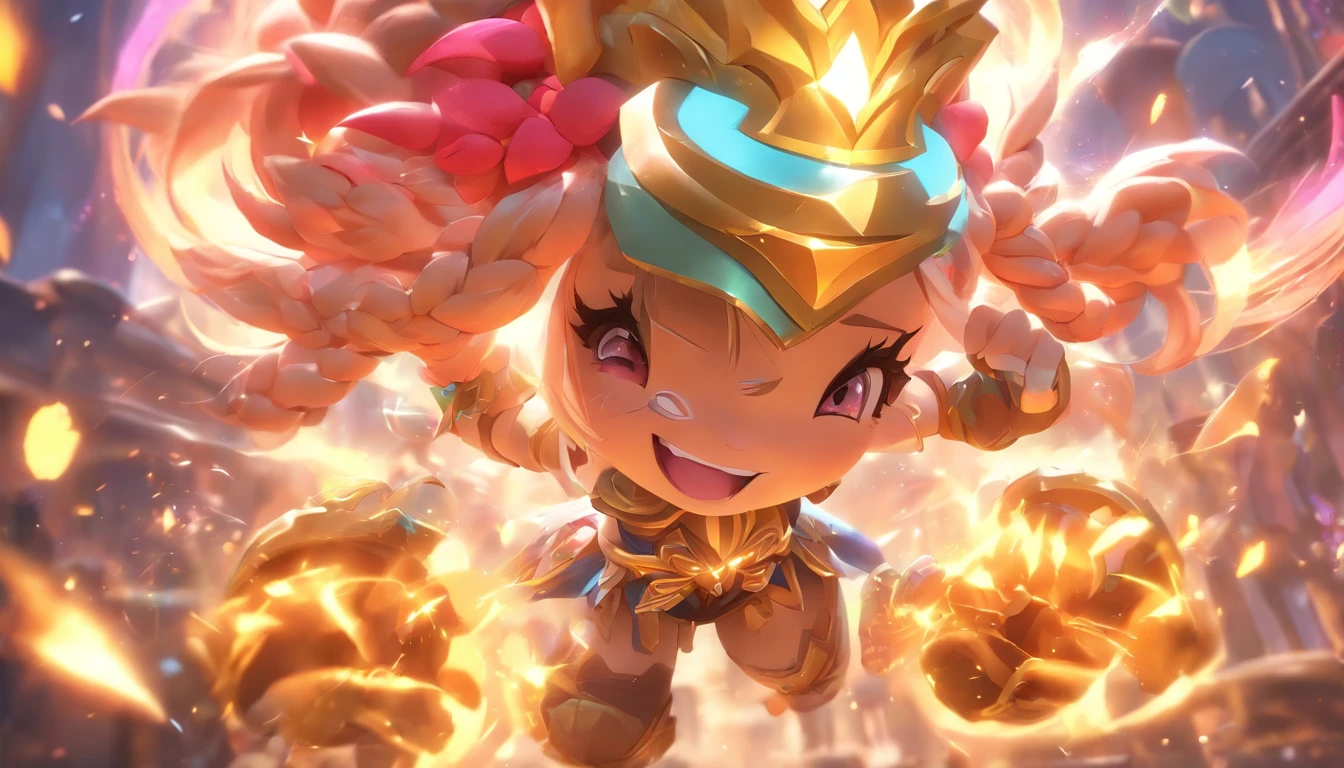 Angela, Cute and cuddly characters in League of Legends, High-quality 3D illustrations and incredible detail. Michelle Bolsonaro:1.5, Anti-Matthews Fernandez, Youji
