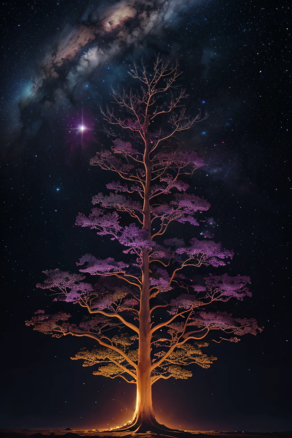 cosmic space The Great Tree of the World