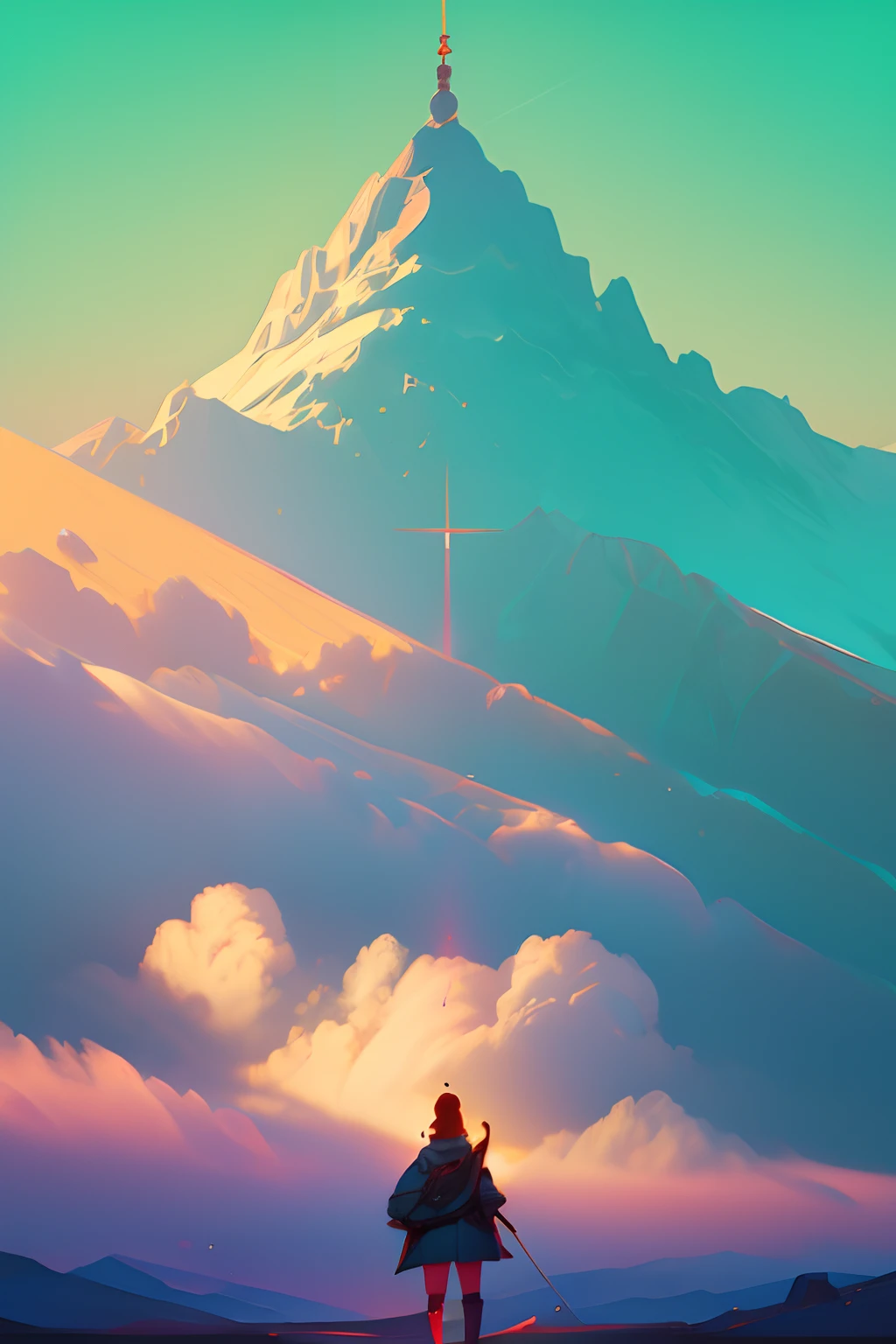 (masterpiece, best quality, high quality, highres, very detailed), the legend of zelda, journey, si-fi, future, landscape, scenery,