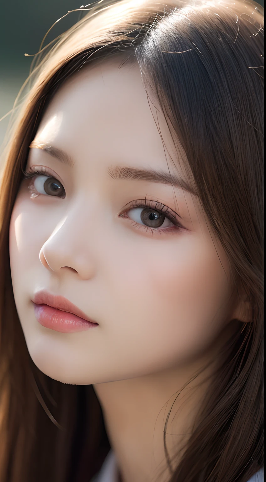 (highest quality、Tabletop、8k、Best image quality、Award-winning works)、One beautiful woman、(alone:1.1)、Extremely close-up of both eyes、Let's draw just the eyes.,Japanese、Shoot from the front、Make the image symmetrical、Symmetrical eyes、最高のsmileが私を見て、Accurate anatomy、(Beautiful skin that shines Very brightly:1.4)、(Very bright:1.4)、Ultra HD glossy skin、Ultra-high definition sparkling eyes、Super high quality hair、Beautiful teeth alignment、smile