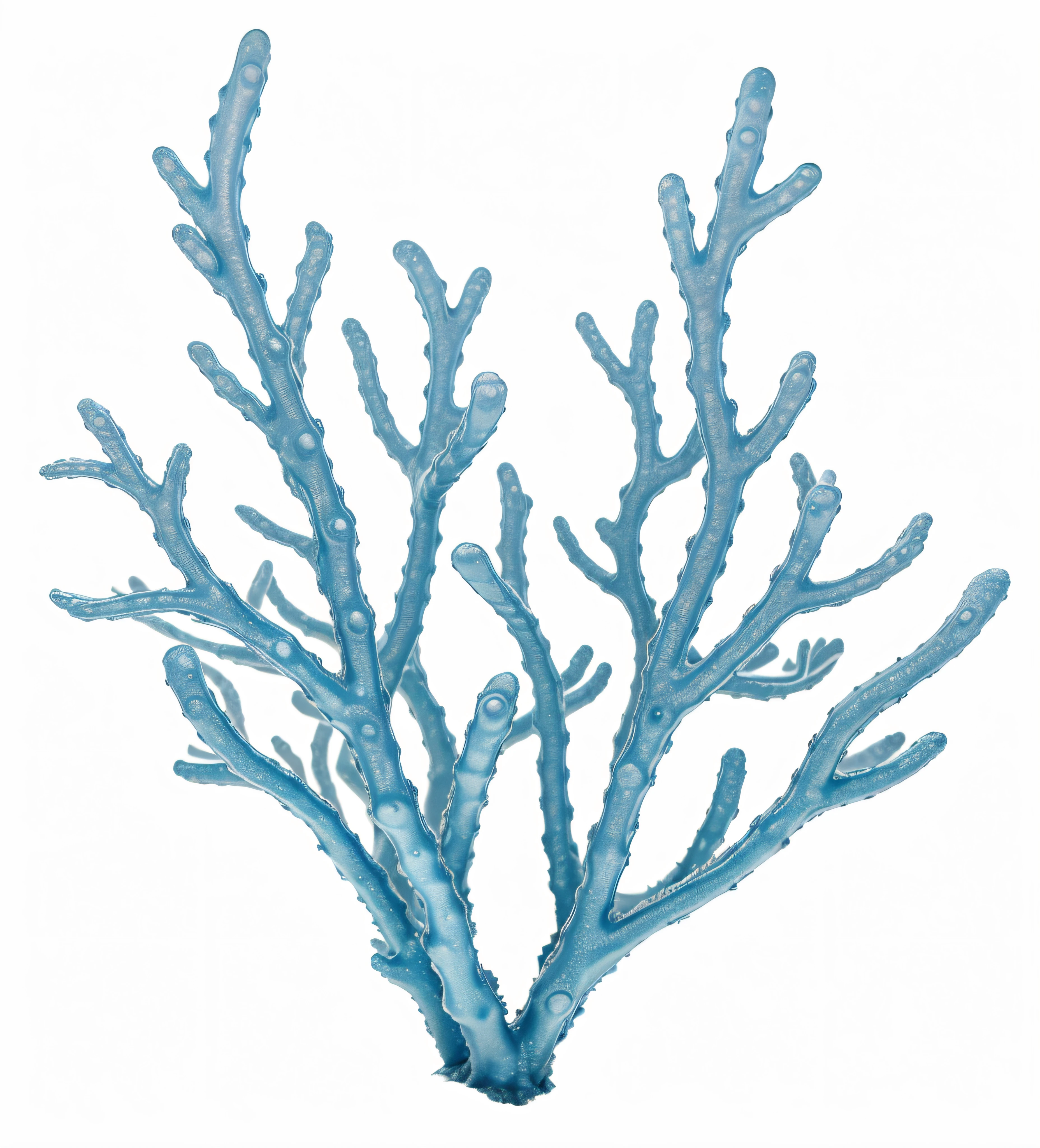 Arte dos recifes de coral,underwater kingdom,Oscillating Underwater Plants,Yayoi Kusama,sonhador,dreamlike scenery,Various deep-sea creatures,ricos tons de azul e azul;