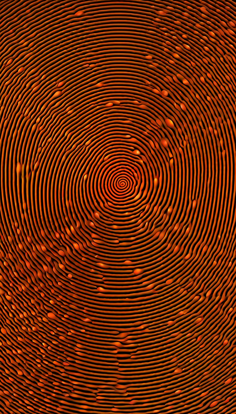 a red-orange circular pattern with yellow dots, optical illusion, Optical illusions, Illusion psychedelische Kunst, The Art of Optical Illusion, an optical illusion, confusing optical illusion, LSD-Wellen, Creating an Optical Illusion, Abstrakter Illusionismus, dreaming illusion, Optische Kunst, Holographic Optical Illusions, Hypnotische Dimensionen, LSD-Bilder, Pattern with optical illusion, Illusion surreale Kunst