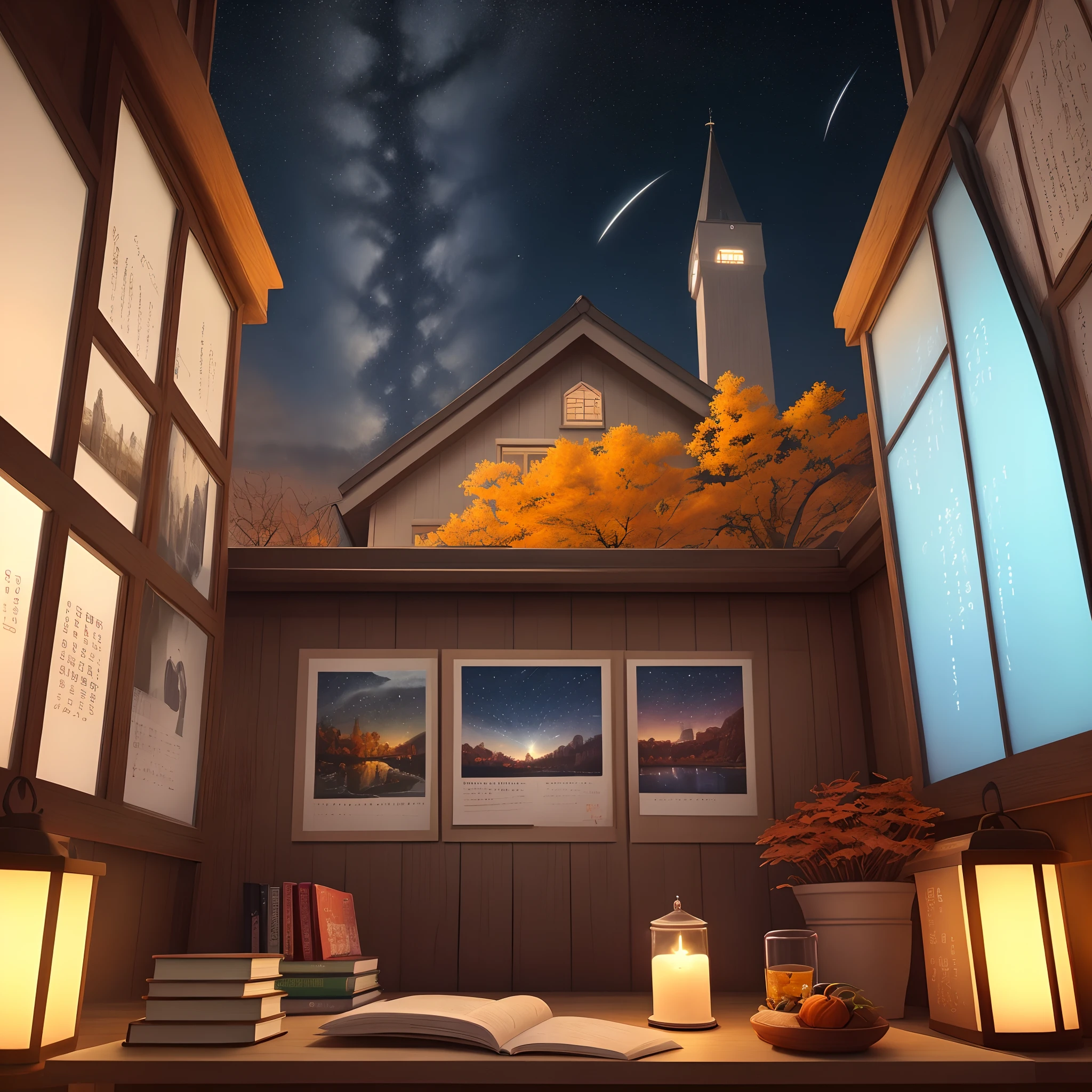 《autumn night》

author：Du Mu

Silver candle autumn light cold painting screen，Light Luo small fan fluttering firefly。
The sky is as cool as water at night，Lie down and watch Morning Glory Vega。
Where is the Big Dipper?，Only here。
The west of the garrison was on the willow that night，Listen to the sound of books and the sound of the tower。