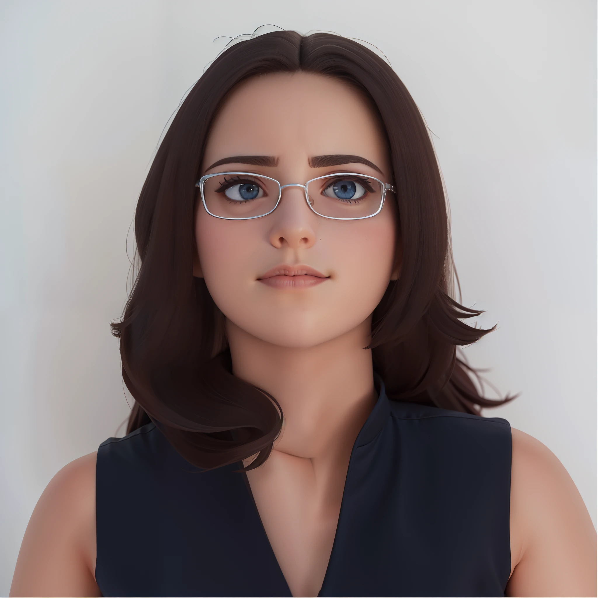 (CG extremamente detalhado:1.2), (master part:1.2), (best quality:1.2),,((absurdos)),Olhando para o Viewer,corpo inteiro, ,(1girl),sozinho,(cabelos longos),(Uniforme de Mathayom),(camisa branca mangas curtas),(marinha_saia plissada azul),(saia longa),Dynamic angle,Standing,dynamic pose,((delicate facial features)),,