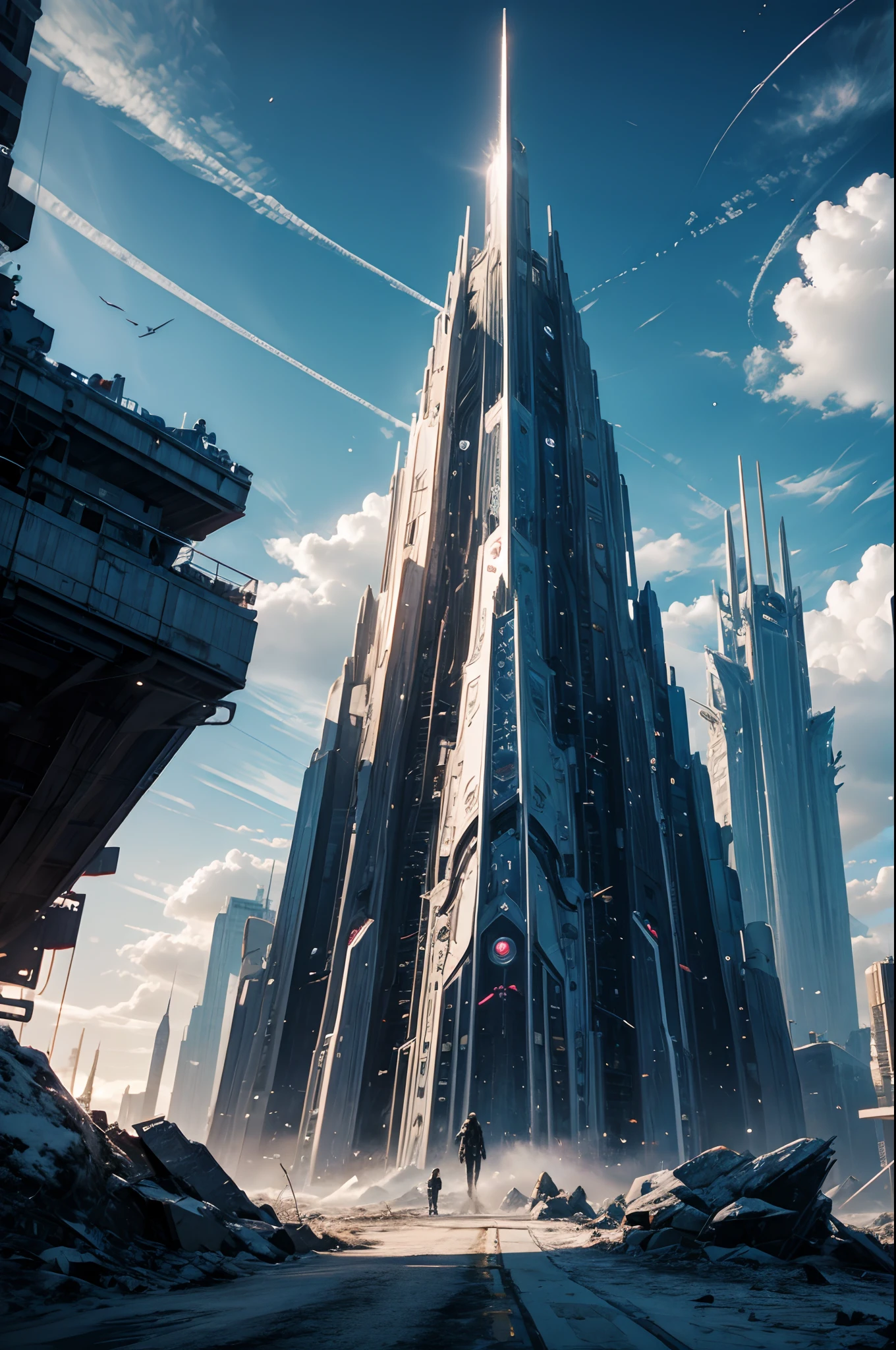 Future City, Universe, Technology, magic, reality,02