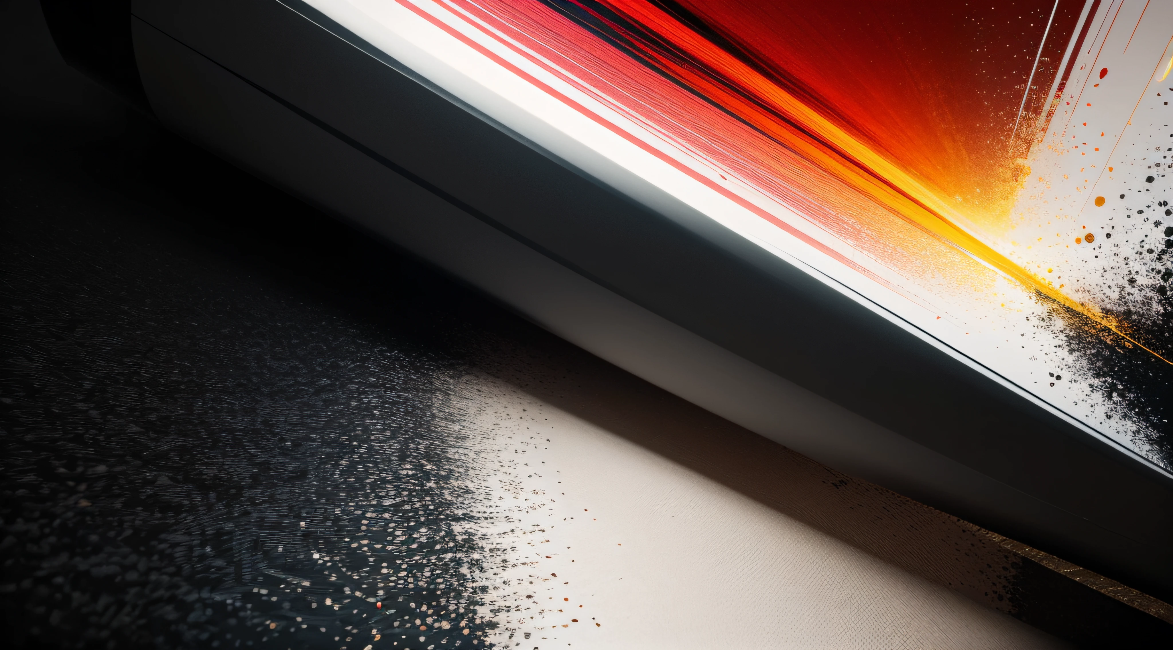 Create an abstract wallpaper design with contrasting color combinations that create a feeling of energy and dynamism