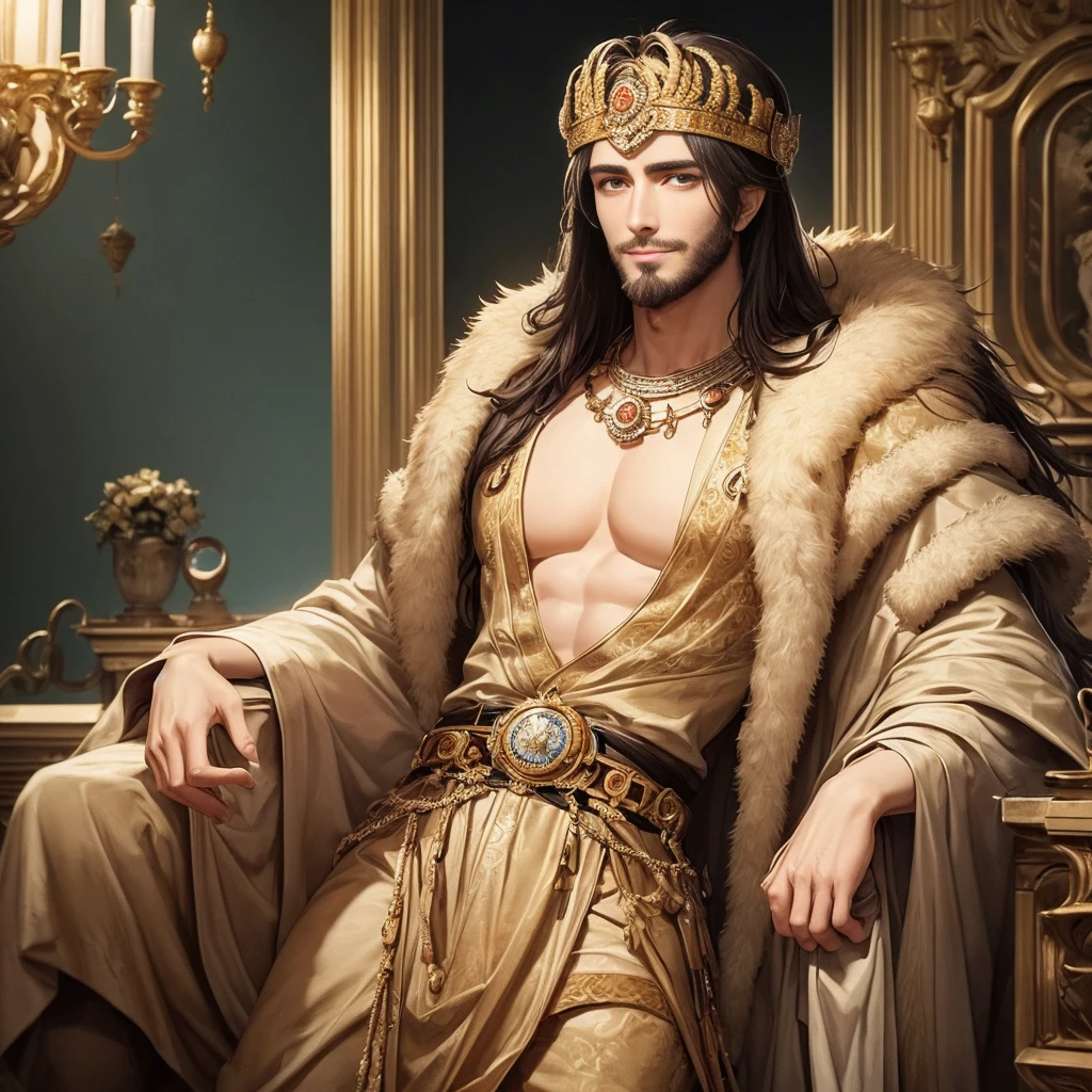 "Glamorous and realistic portrayal of handsome