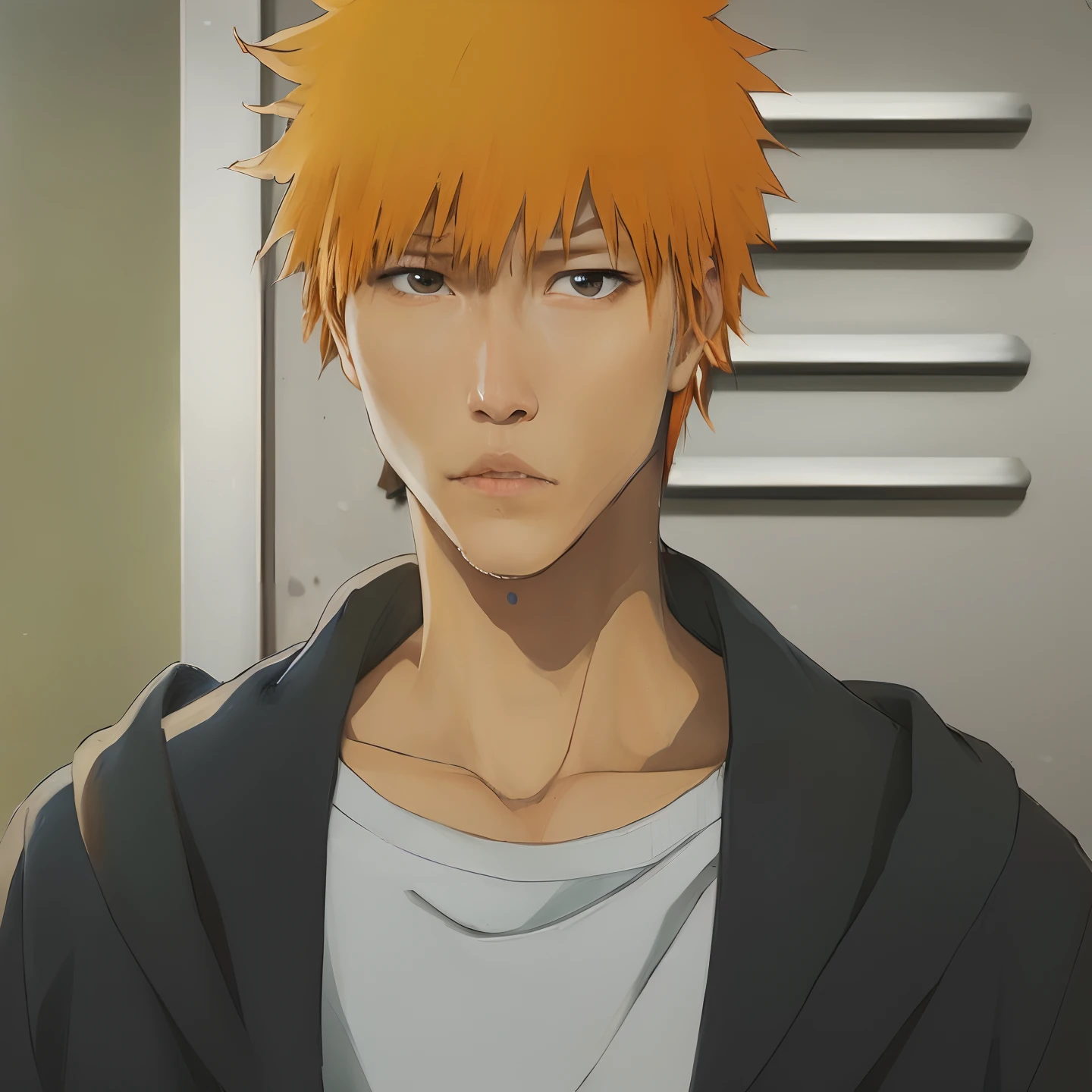 Hyperrealistic version of Ichigo, hyperdetailed, 8k, hyperrealistic