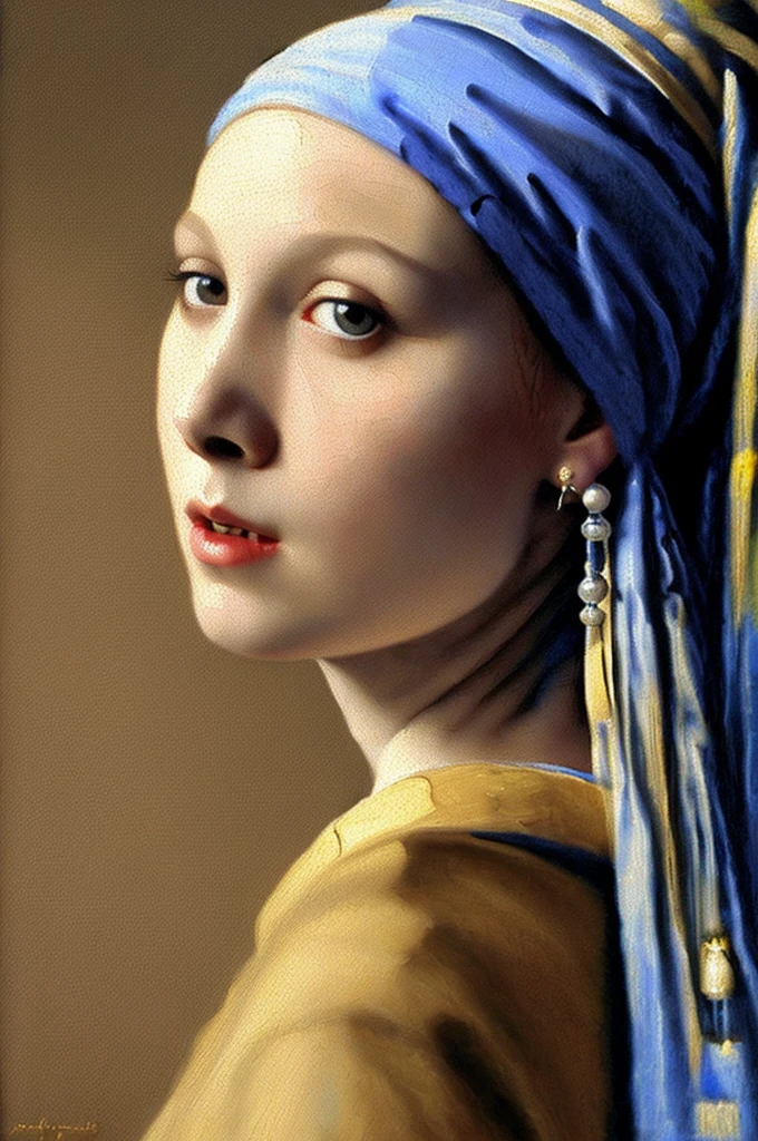 Girl with the pearl earring painting