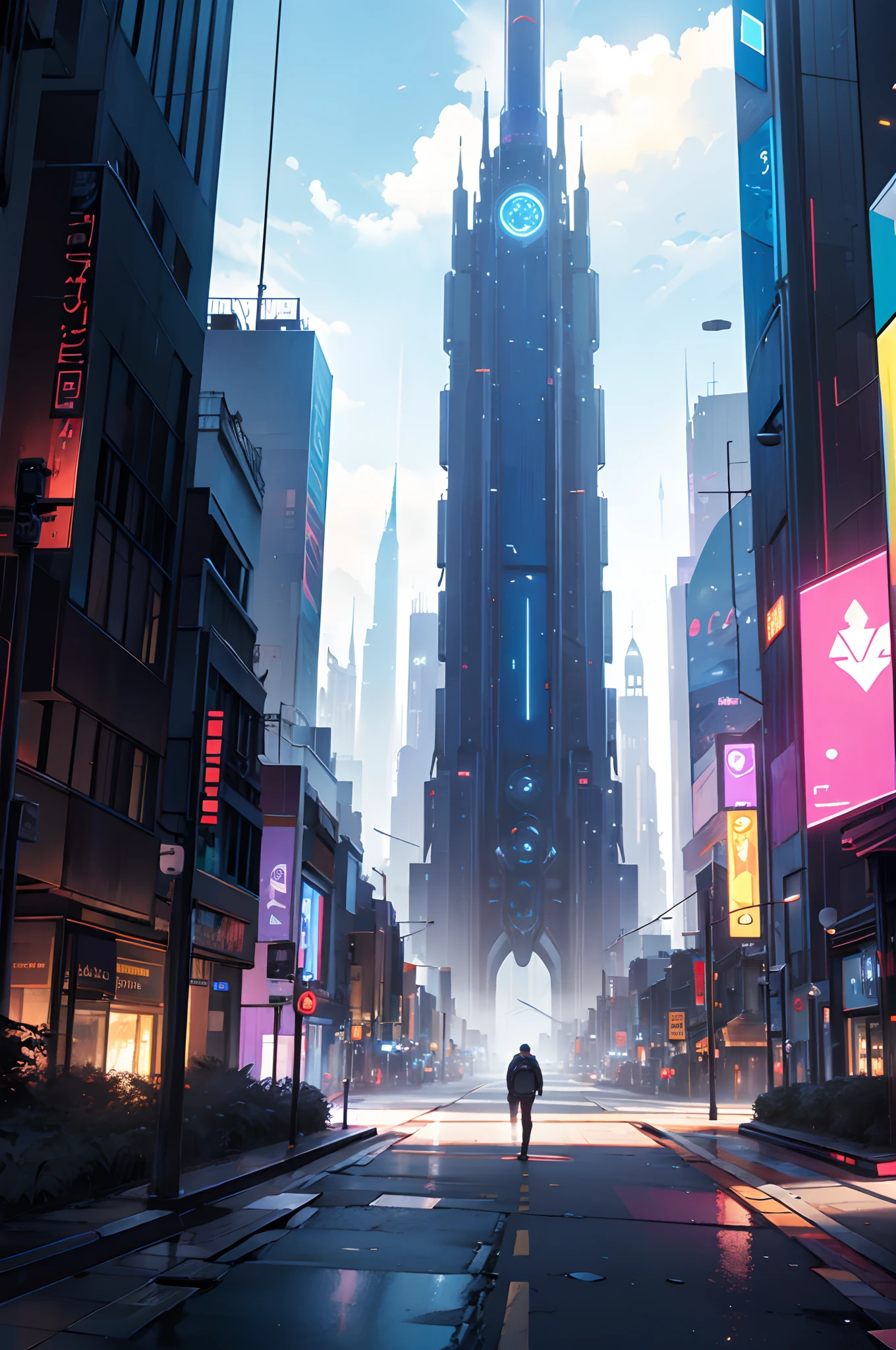 Future City, Universe, Technology, magic, reality,