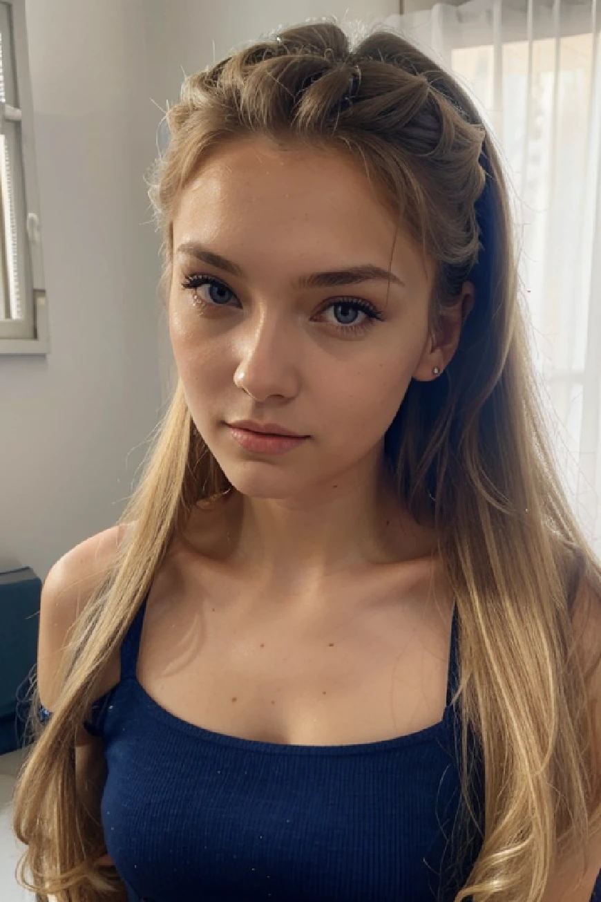 blond hair