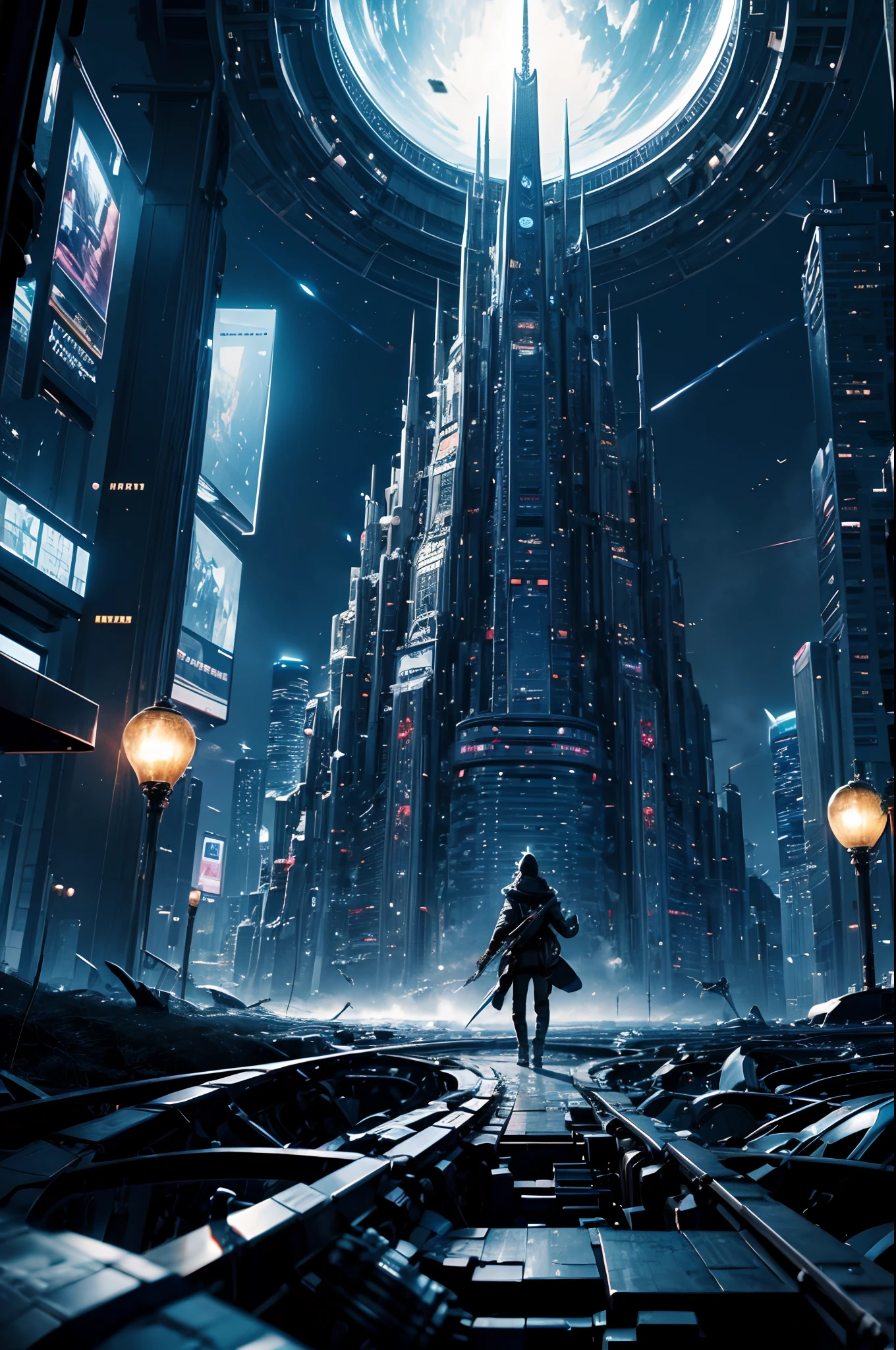 Future City, Universe, Technology, magic, reality,