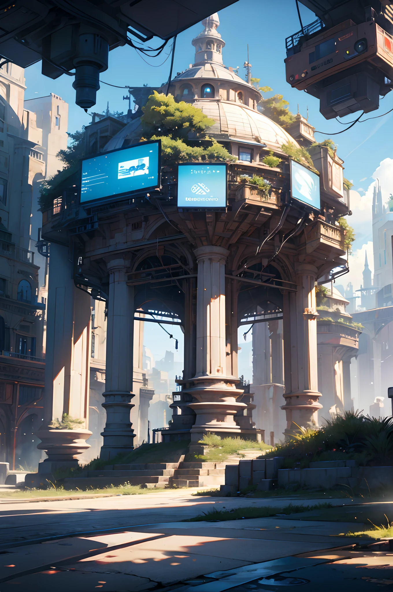 Future City, Universe, Technology, magic, reality,