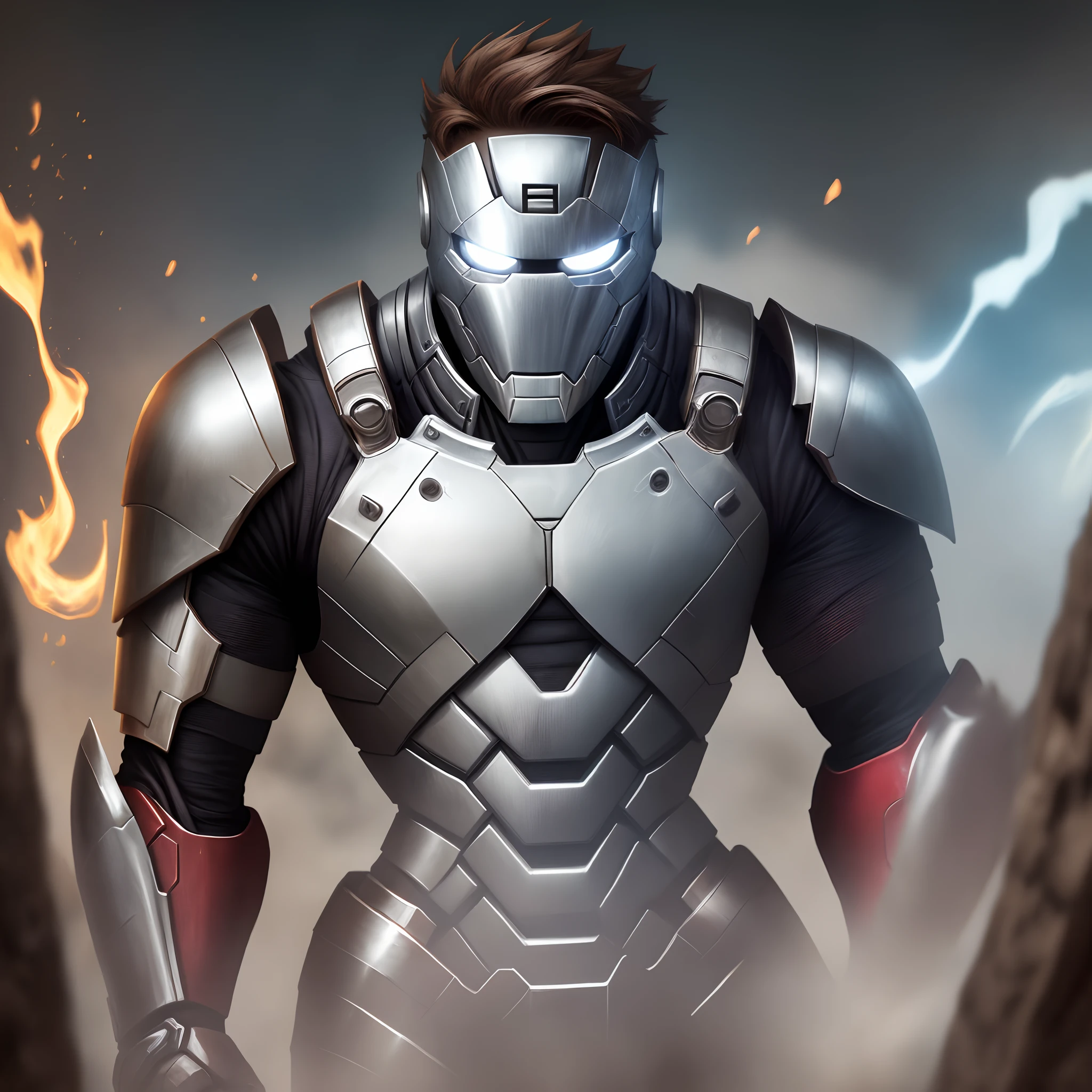 Crie uma imagem do Homem de Ferro