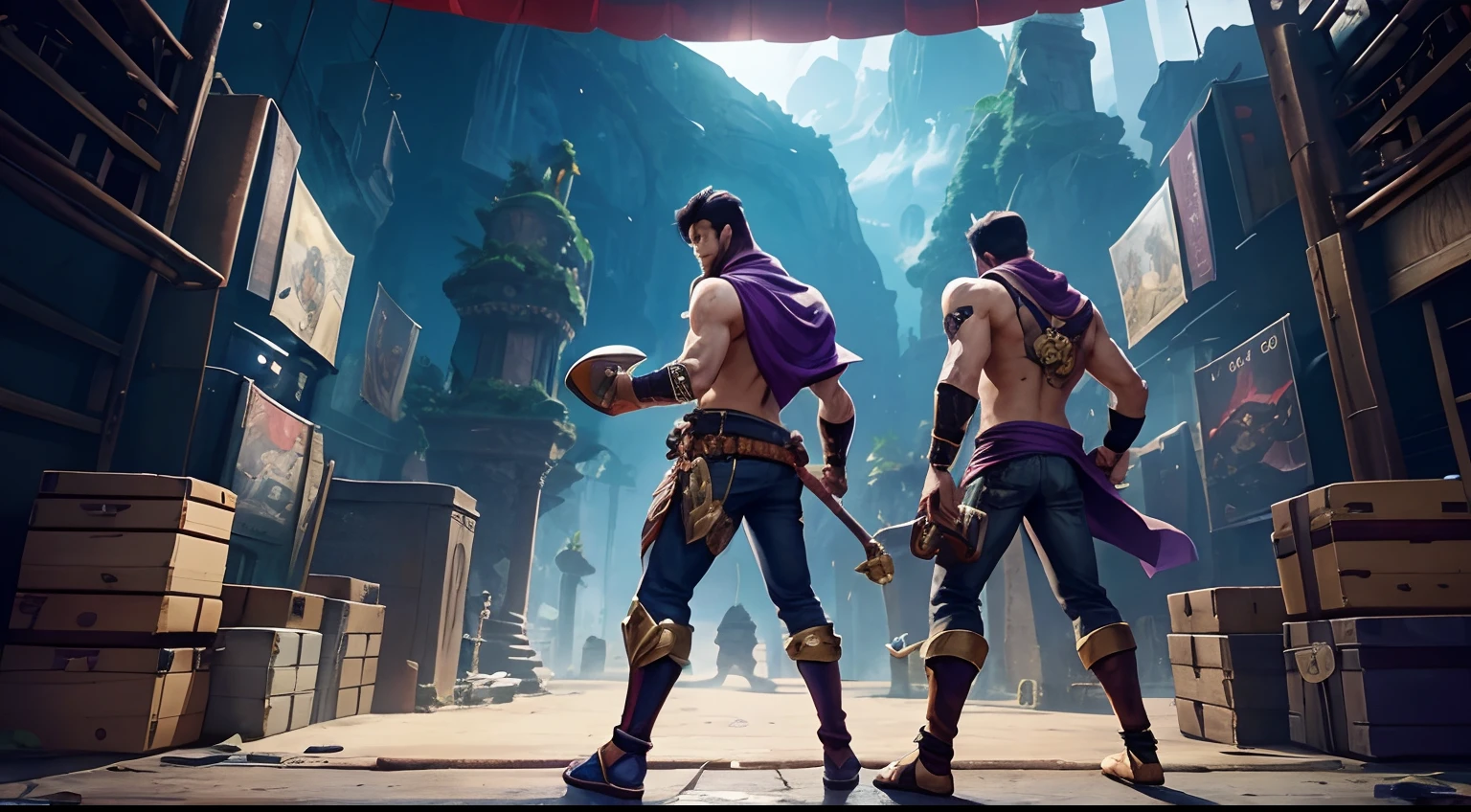 animification, hiquality, Game, League of Legends, Preview the broadcast, Cards Money 2 Trunks, Art