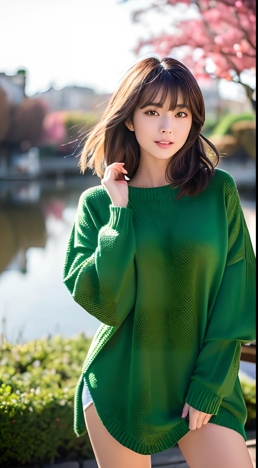 Best Quality, 8k, 32k, Masterpiece, UHD: 1.3), Attractive Japan Woman Pictures, One Girl, (full body : 1.0), Abs, Perfect Body, (oversized tunic sweater : 1.1), (boots:1.1), Ultra Detailed Face, Detailed Lips, Fine Eyes, Double Eyelids,short hair,Disheveled Hair,