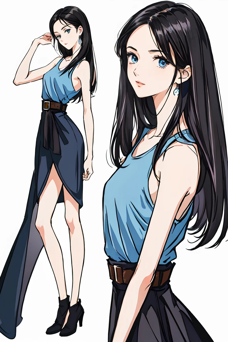 Very very so skinny young woman, full body, very beautiful skinny Charli D'amelio, ((Charli D'amelio)), ((so very skinny girl: 1.3)), ((anorexic beautiful woman model: 1.3)), skinny girl of 20 years old, black long hair, black hair, Straight Hair, ((beautiful very skinny girl)), naked, ((very fine and very small waist)), ((very very small waist: 1.8)), ((so very tiny waist: 1.8)), ((ribs visible: 1.2)), Very thin and delicate face, thin arms, thin legs, fine and beautiful face. ((Very very skinny and fine body)), small breats. ((Anorexic skinny girl: 2.0)), realistic, HD, color, 8k, high quality. ((Very anoréxic skinny body)). Very thin and delicate face, small nose, white background, (brown eyes), very beautiful skinny and malnourished girl, so very anoréxic beautiful girl. young woman with an ectomorphic body type, ((a thin belt extremely adjusting the tiny waist: 1.3)), ASU1, Realism, blue eyes, body side view.