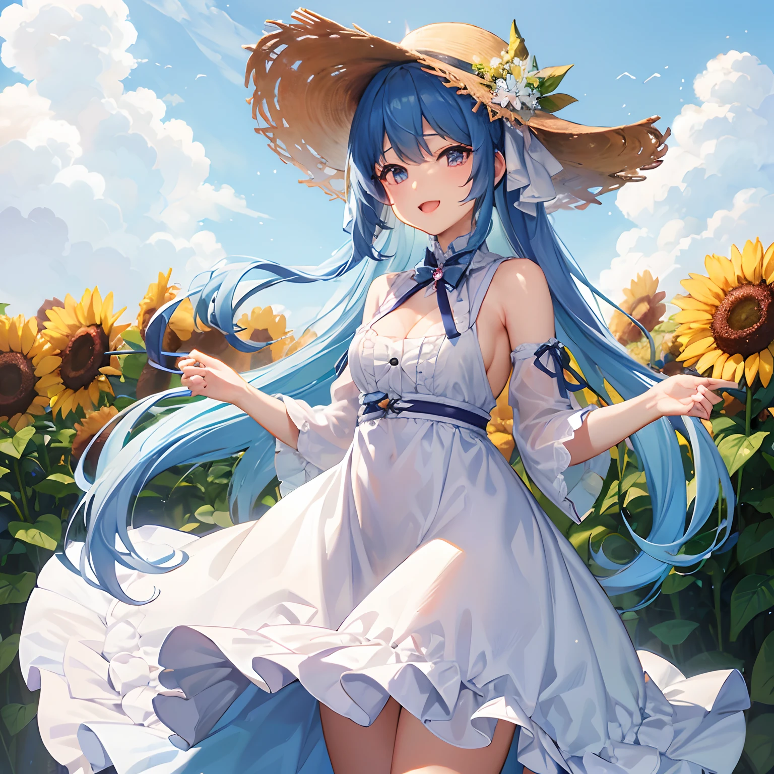 ((I can see the cleavage))、(Colossal tits)