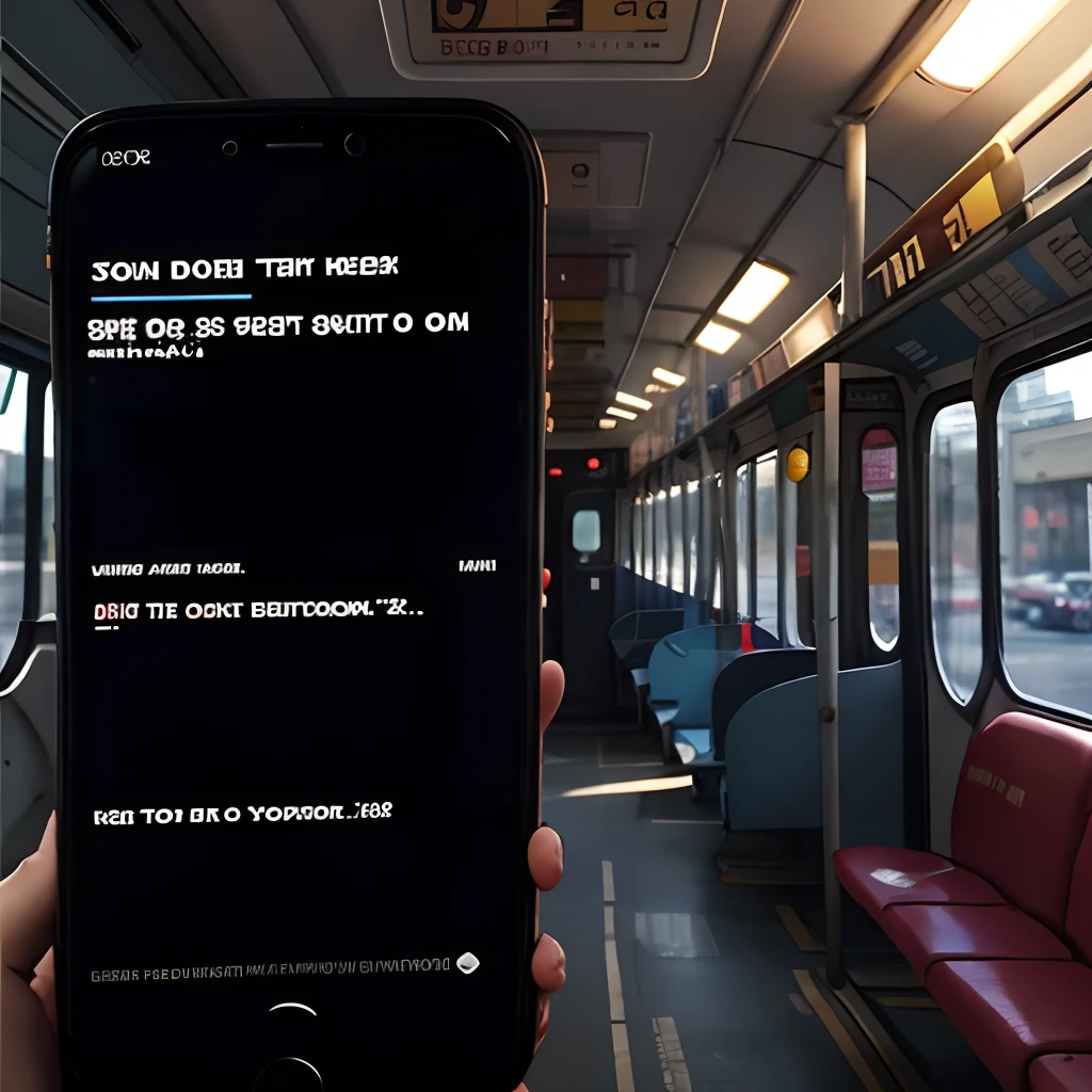make a lofi image of a phone screen with a message written " Congratulations, JOHN! You've been selected to take part in a secret government experiment. You have 24 hours to complete a series of missions, or will be eliminated. The first mission is to: Get on the first bus that passes and follow the instructions that will be sent by this number. Boa sorte!"