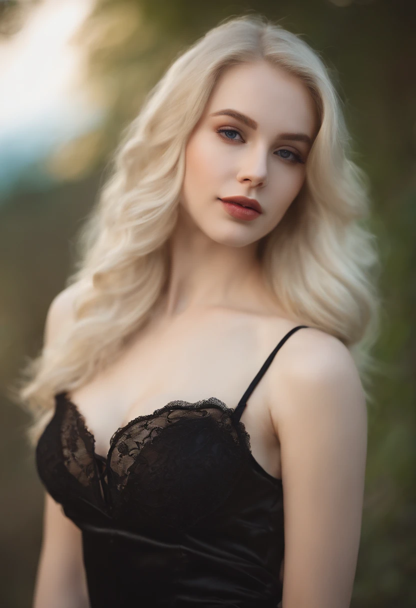 sexy girl, pale skin, 20 years old, blonde hair, medium breast, sfw, tone body, round butt, lingerie blonde realistic