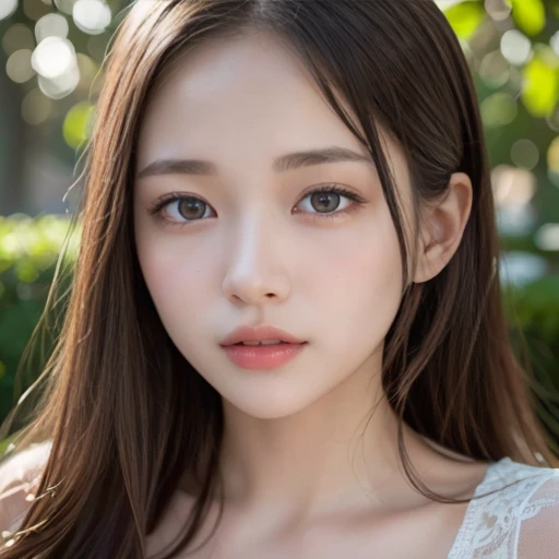 (best quality,4k,8k,highres,masterpiece:1.2),ultra-detailed,(realistic,photorealistic,photo-realistic:1.37),romantic lighting,(portraits,erotica,realism),soft pastel colors,a girl in a garden,beautiful detailed eyes,beautiful detailed lips,extremely detailed eyes and face,long eyelashes,flowing hair,