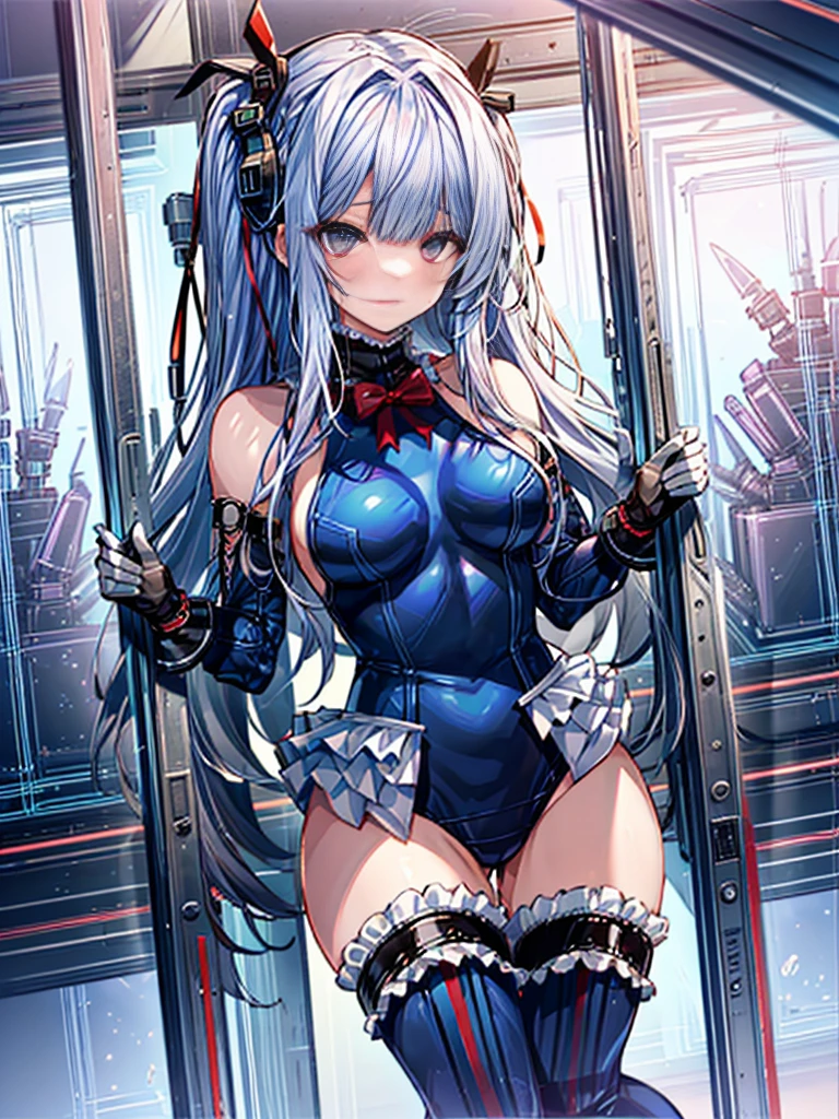 (1girl in, (digital) ( (Inside a futuristic experimental facility:1.2), medium breasts, (fril swimsuit, thighs thighs thighs thighs, Detached sleeves)) , Best Quality, marierose,、Hypnorola
Eyes in the sky、1girl in,Emotionless facial expressions,,