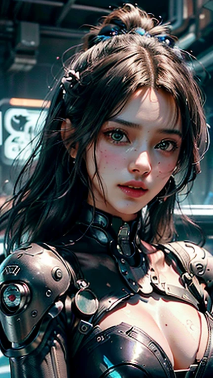 Hermosa foto de cuerpo completo de Reika, black latex bodyshuit, Cabello negro lacio, Science-Fiction, Cyberpunk City en el fondo, Gantz, Al estilo de Cyberpunk 2077, Foto ultra realista de una mujer hermosa, Obra maestra, La mejor calidad, CG, papel tapiz, HDR, alta calidad, Hi-Def, extremadamente detallado, {Hermosa cara detallada}, {hermosos ojos detallados}, (Luz detallada){{Detalles intrincados}}, {Altas Resoluciones}, ((Cara detallada)), Cara extremadamente detallada, Cara hermosa, {{ mujer joven}}, Ojos como joyas, neon light, claroscuro, Anime style, Clave visual, Detalles intrincados, Altamente detallado, impresionante, Vibrante, cinematic adult movie, 18+, NSFW